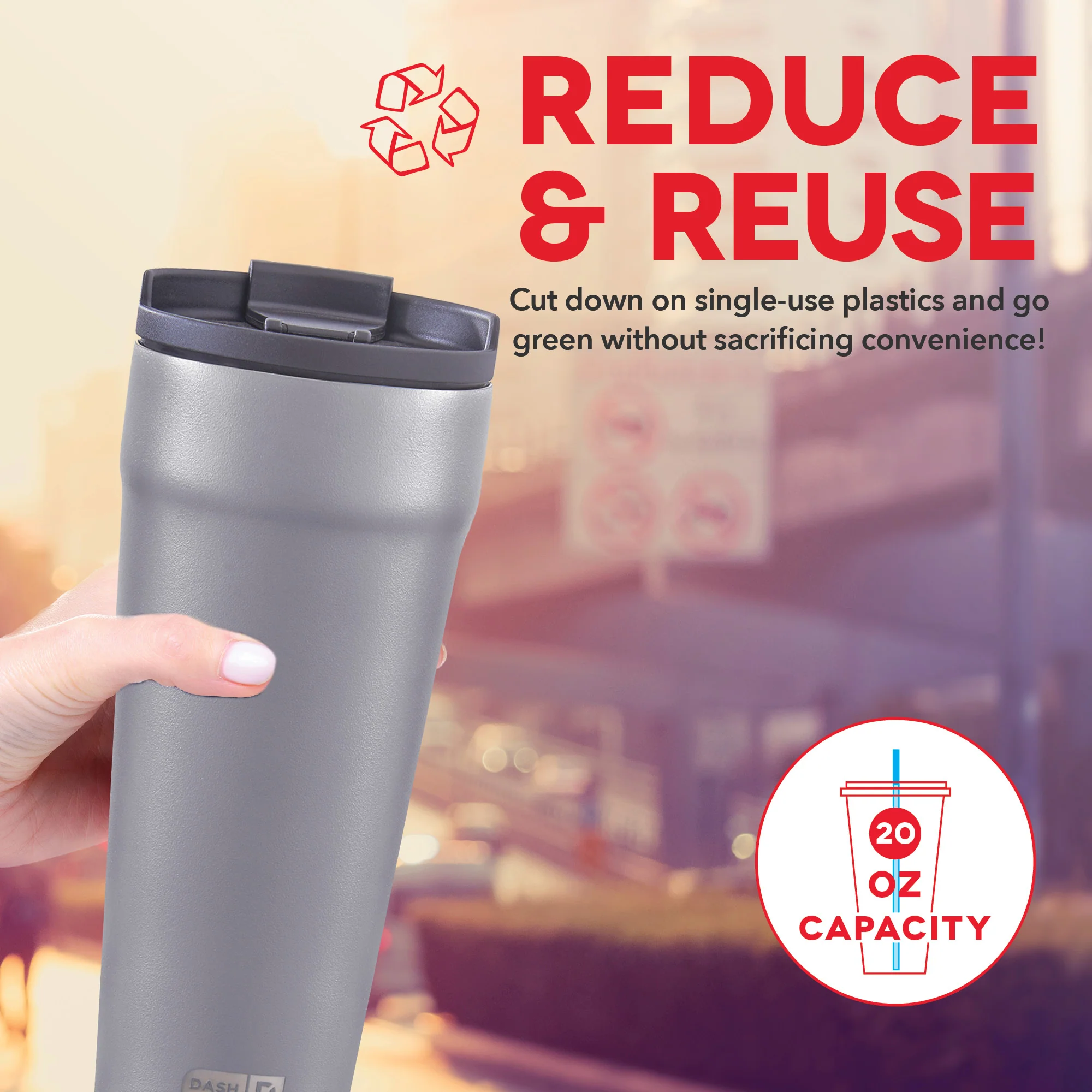 2-in-1 Spill-Proof Insulated Tumbler - Image 10
