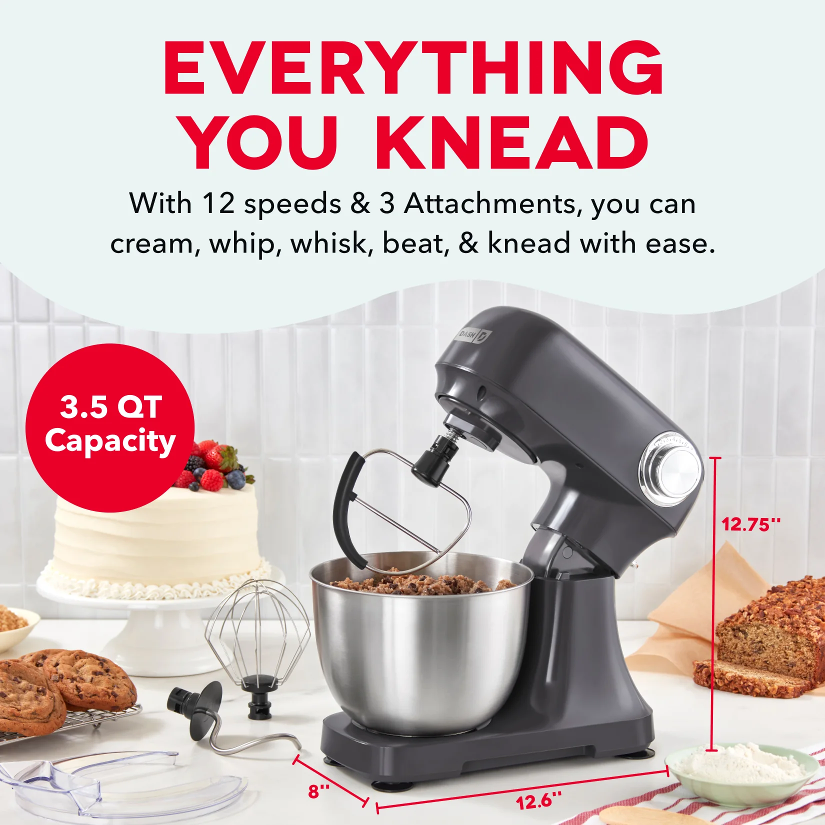 3.5 Qt Tilt Head Stand Mixer - Image 16
