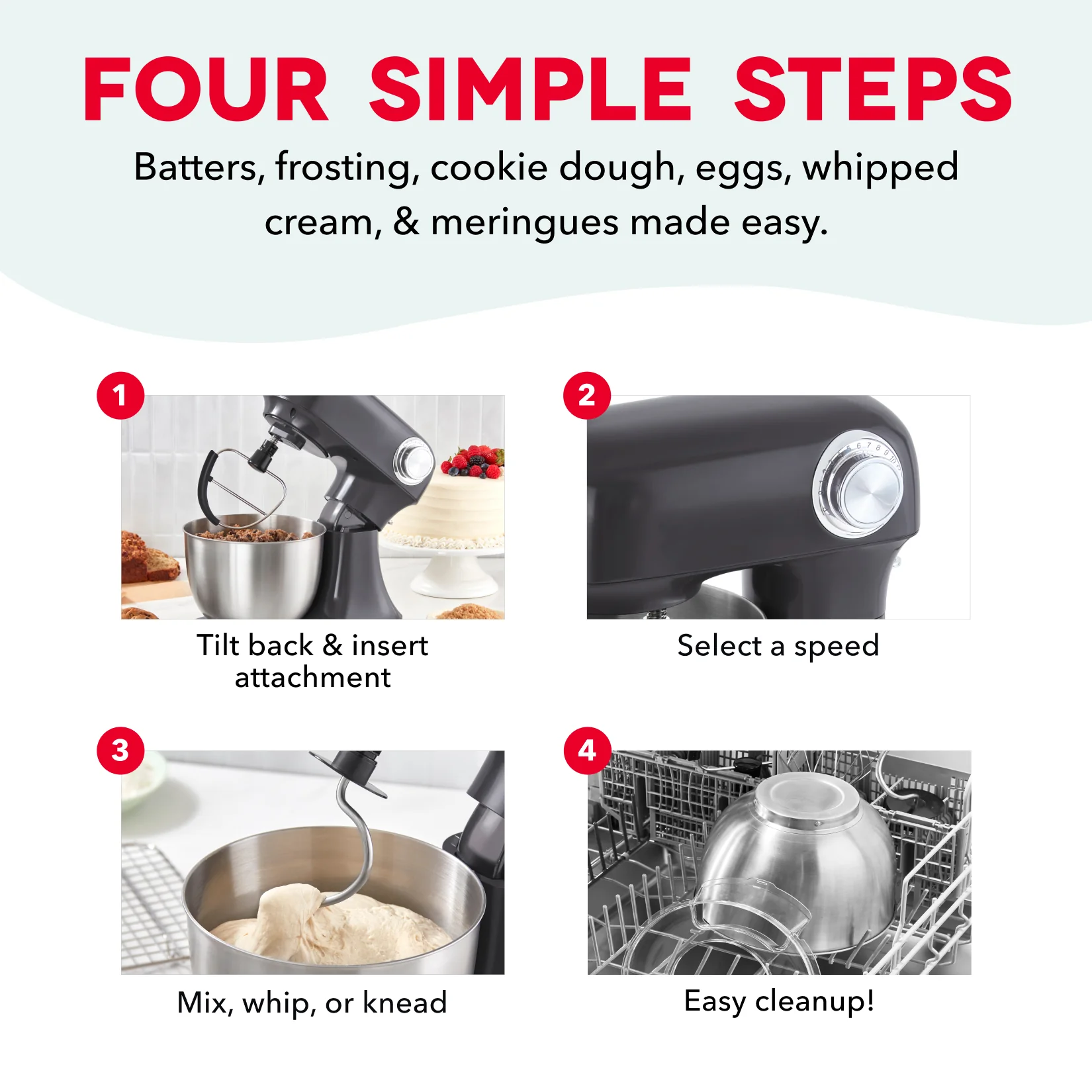 3.5 Qt Tilt Head Stand Mixer - Image 20