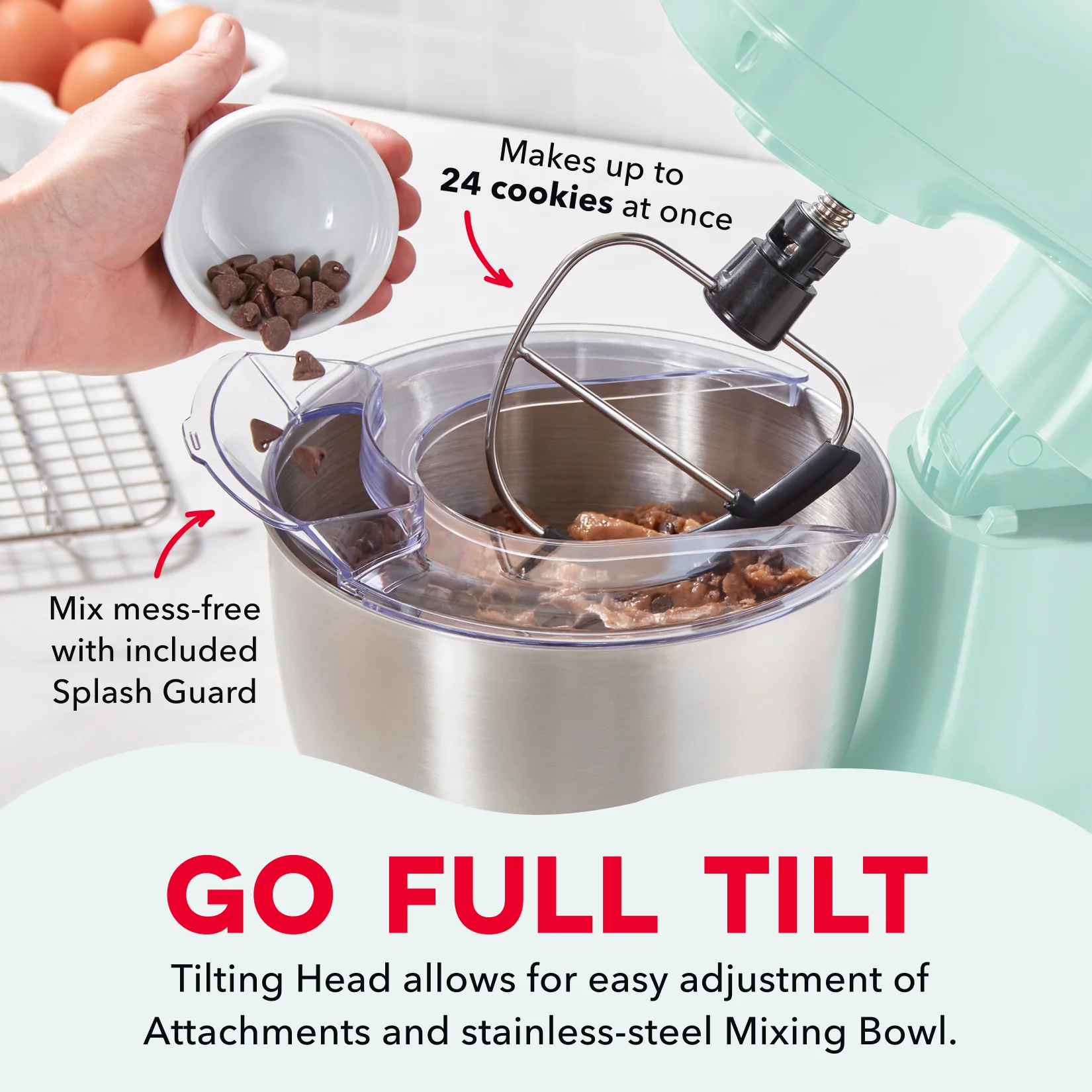 3.5 Qt Tilt Head Stand Mixer - Image 7