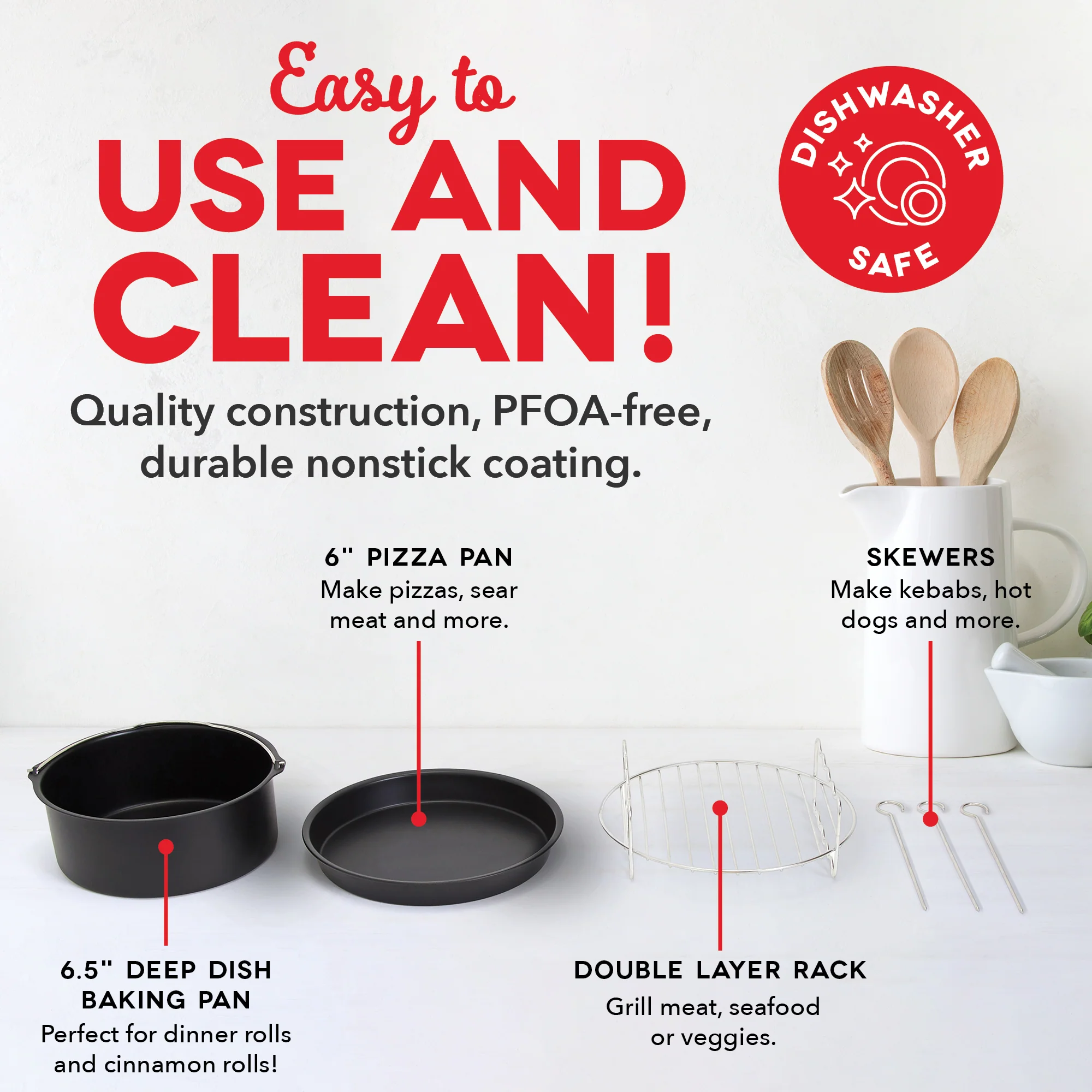 3QT Air Fryer Accessories - Image 3