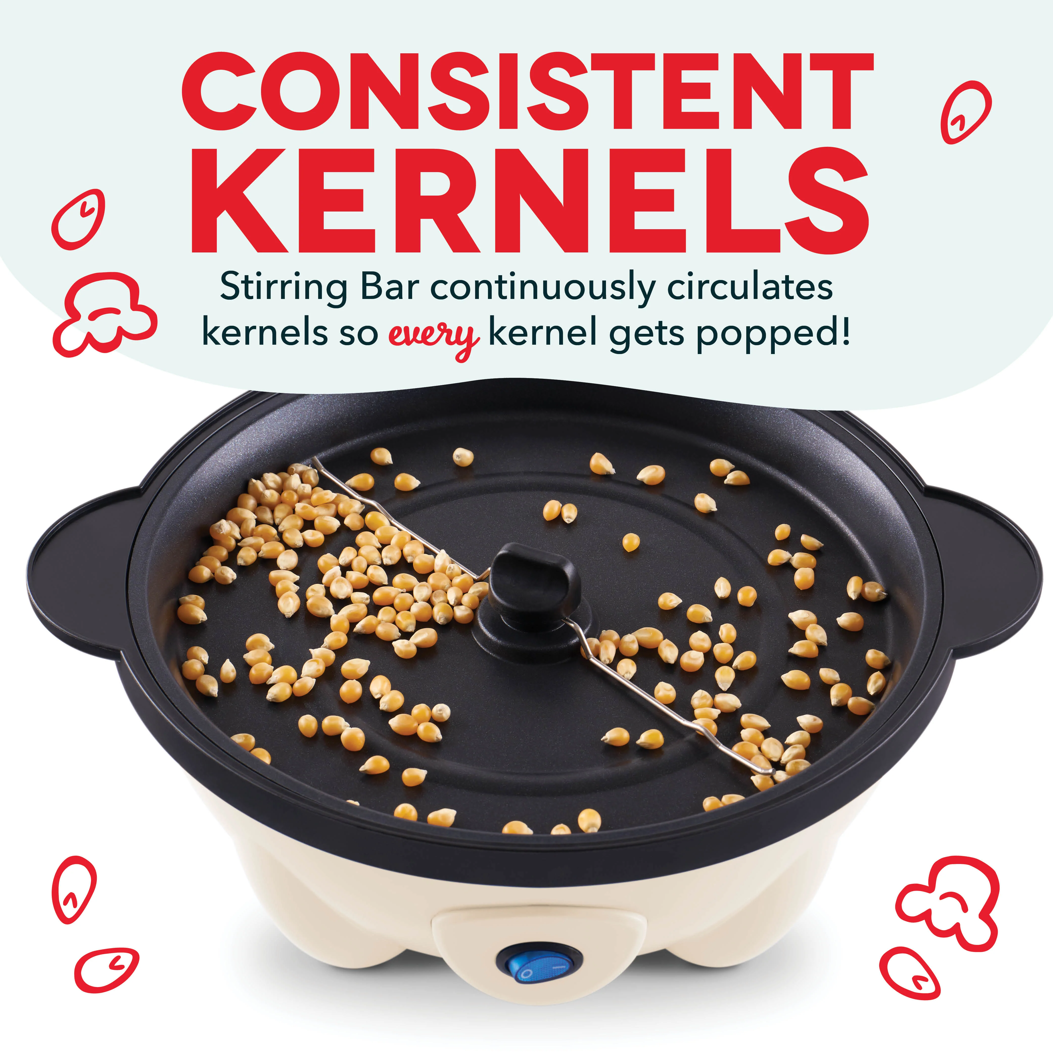 4.5qt Stirring Popcorn Maker - Image 3
