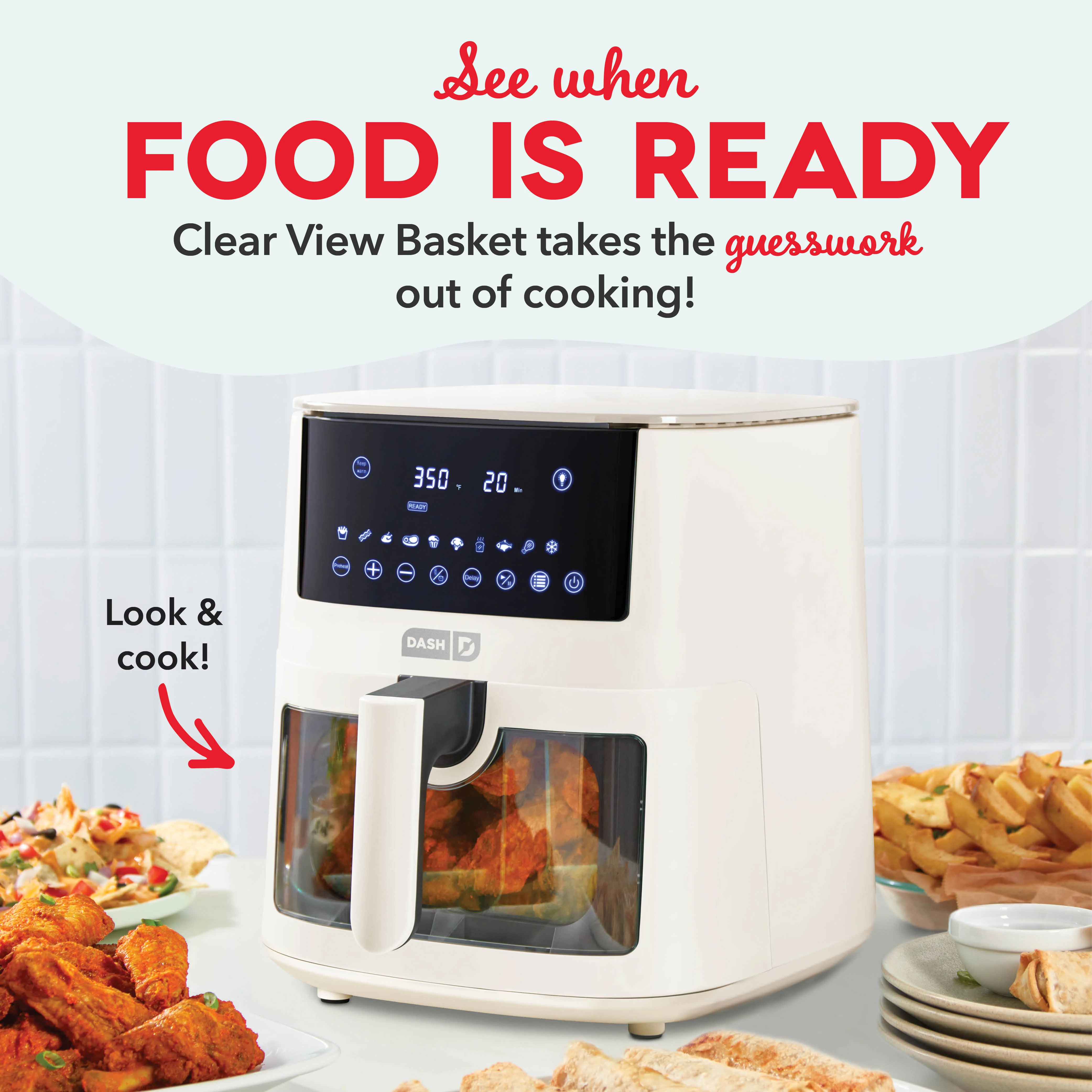 7qt Clear View Digital Air Fryer - Image 10