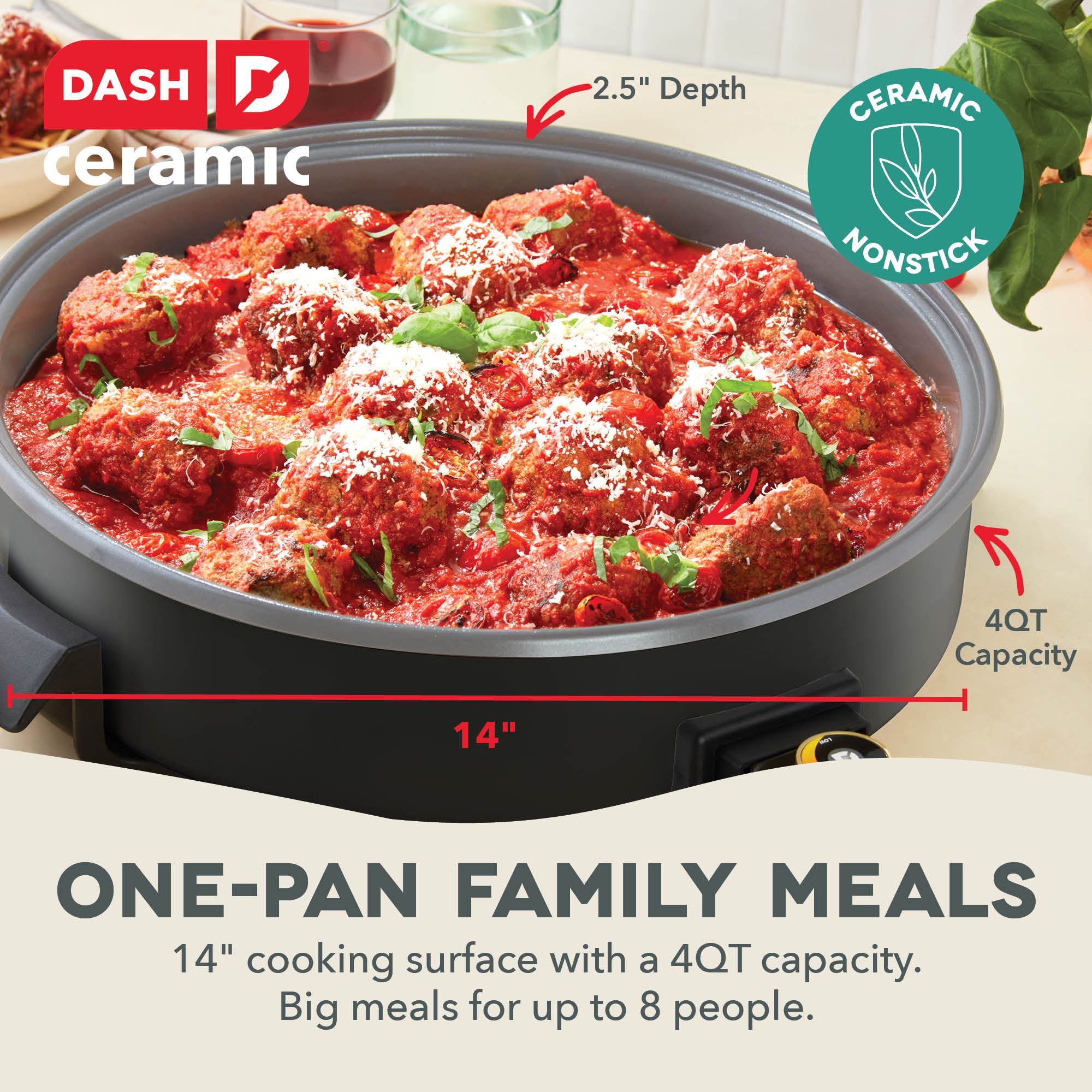 Ceramic Nonstick Family Size Skillet - Image 16