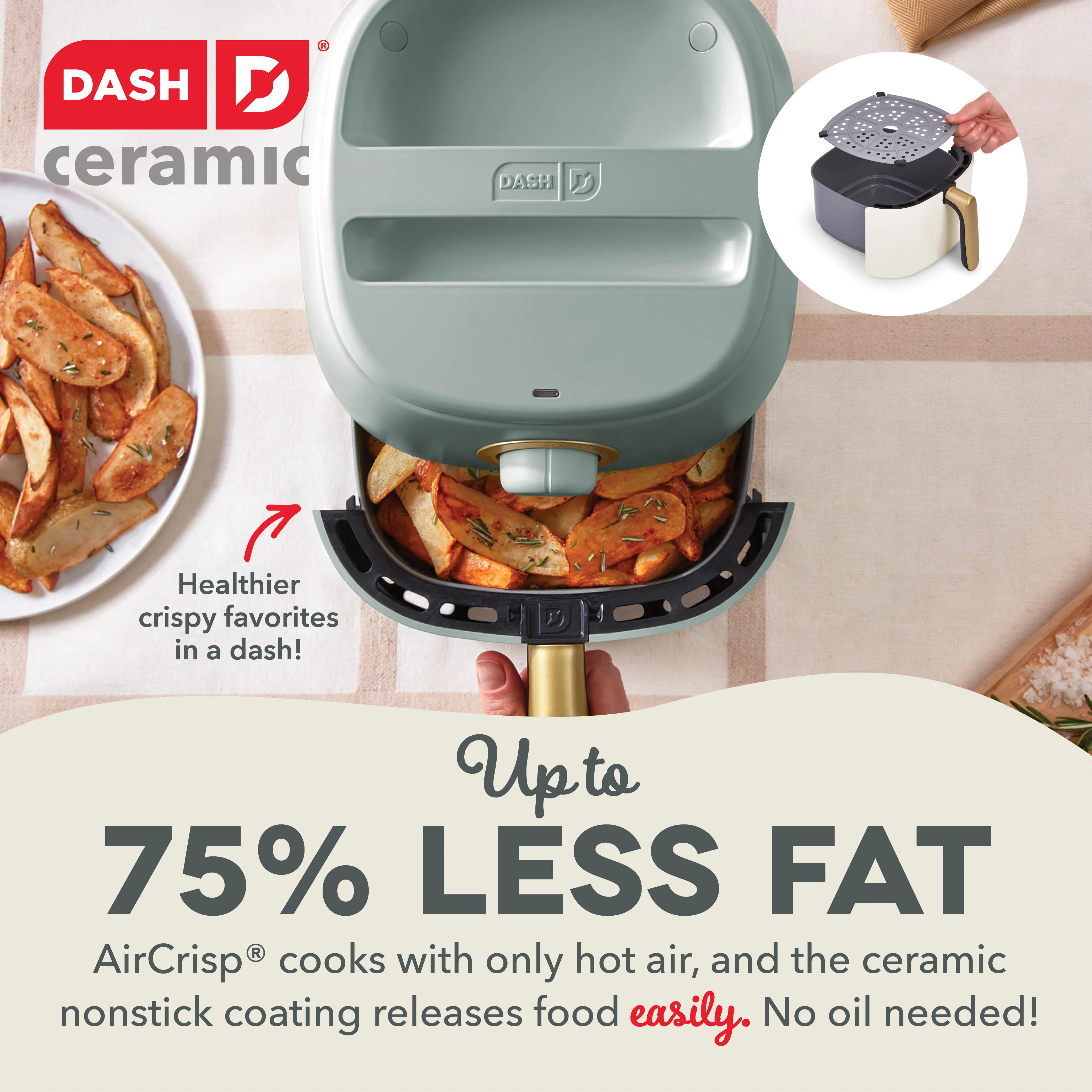 Ceramic Tasti-Crisp Express Air Fryer 2.6QT - Image 10