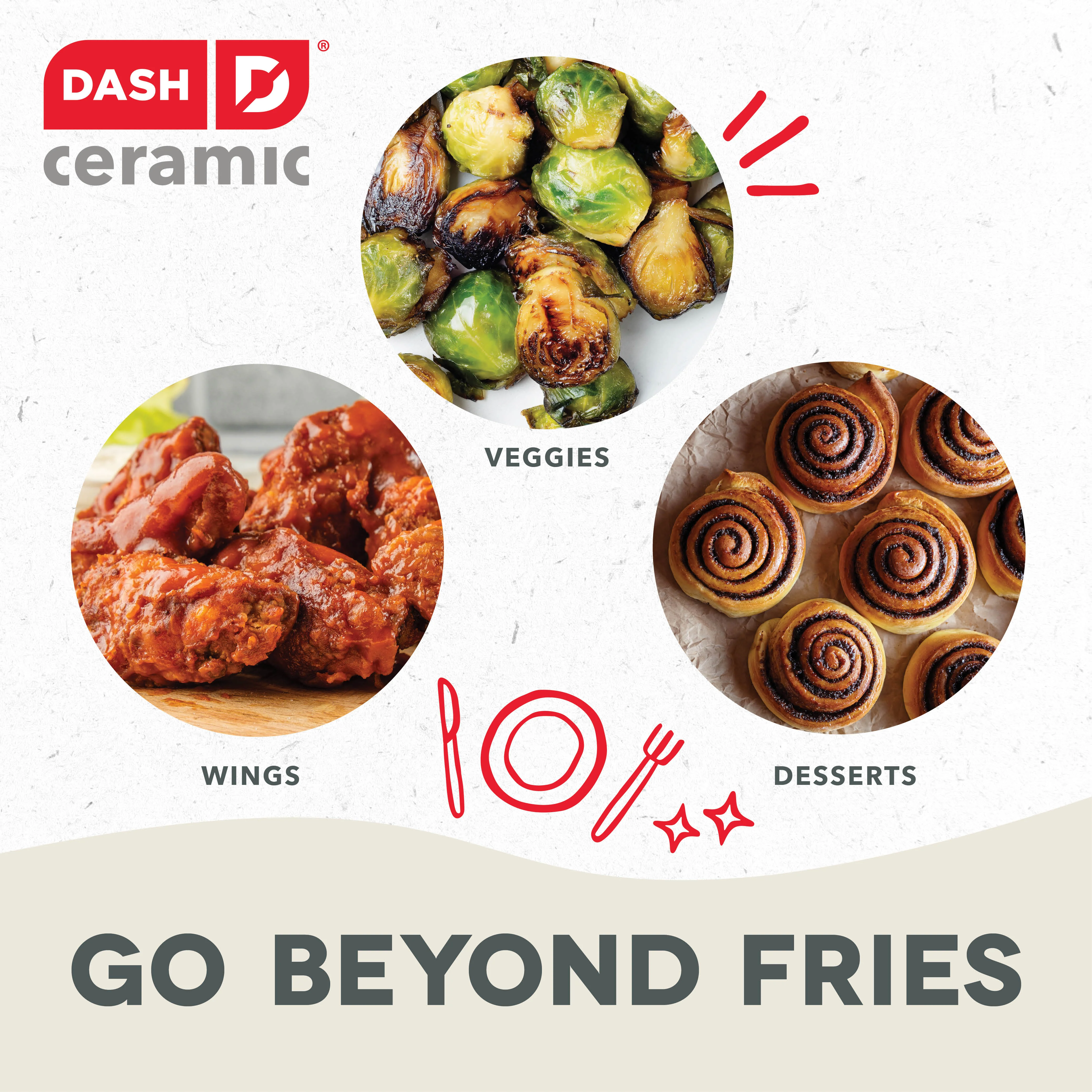 Ceramic Tasti-Crisp Express Air Fryer 2.6QT - Image 24