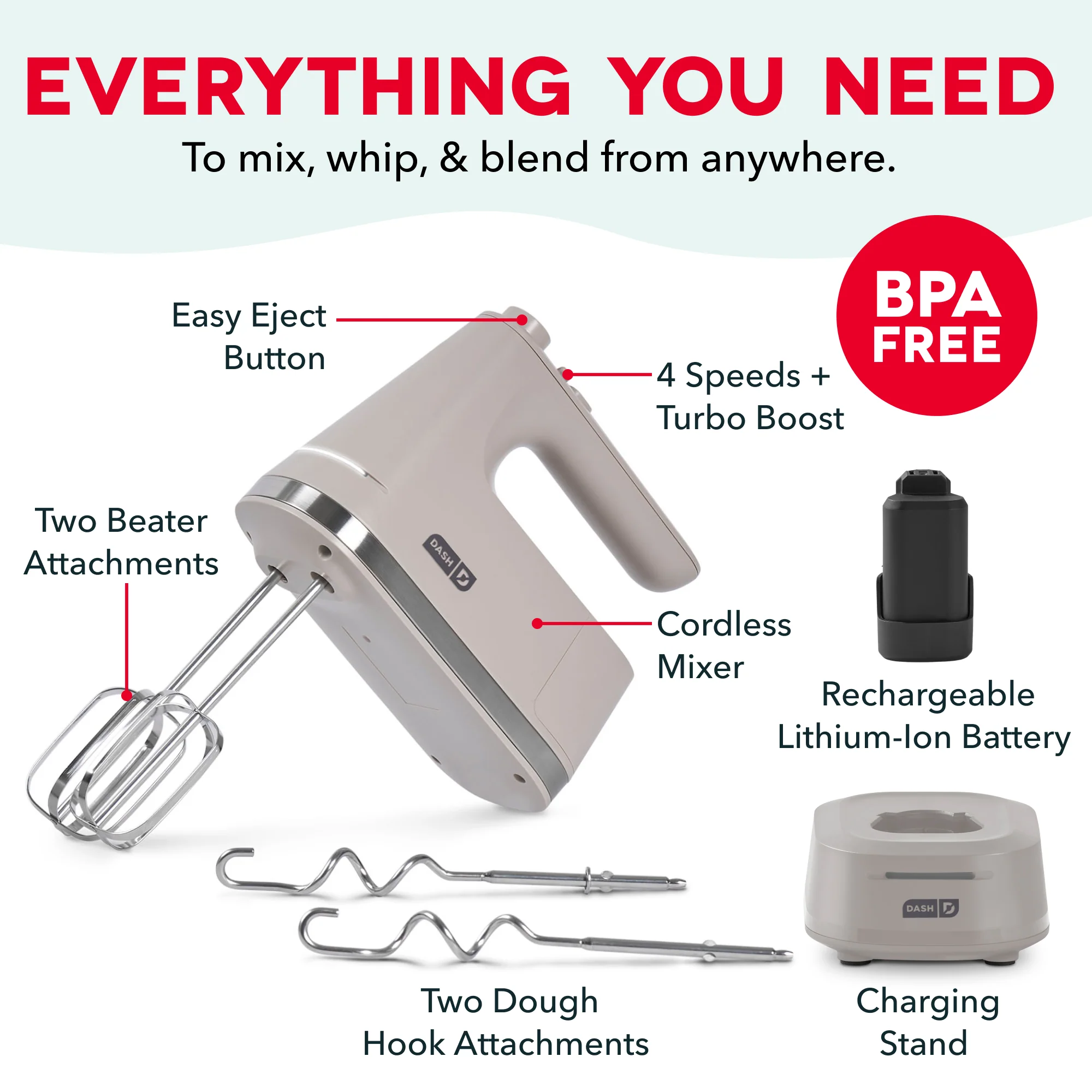 Cordless Hand Mixer - Image 8