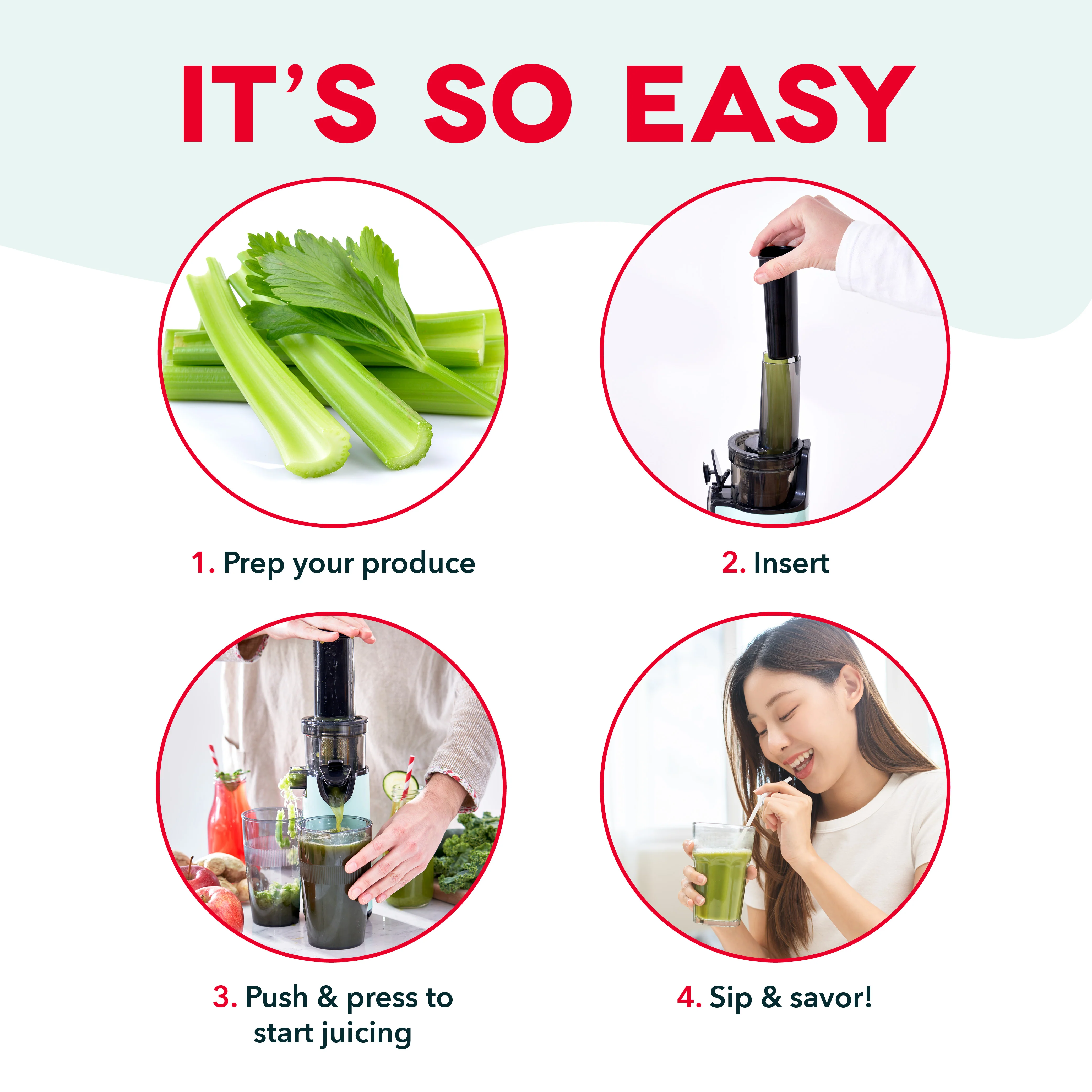 Compact Cold Press Power Juicer - Image 14