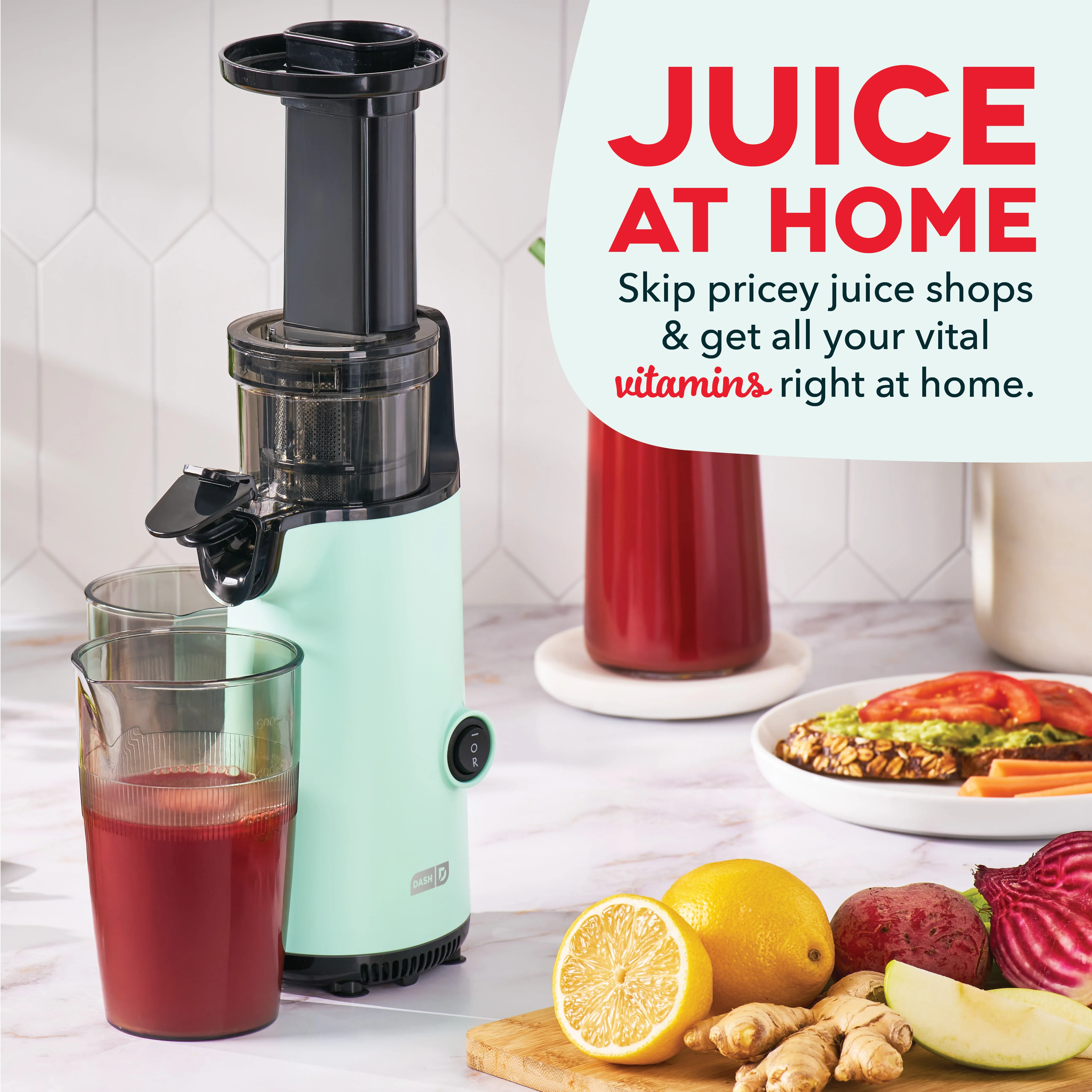 Compact Cold Press Power Juicer - Image 3