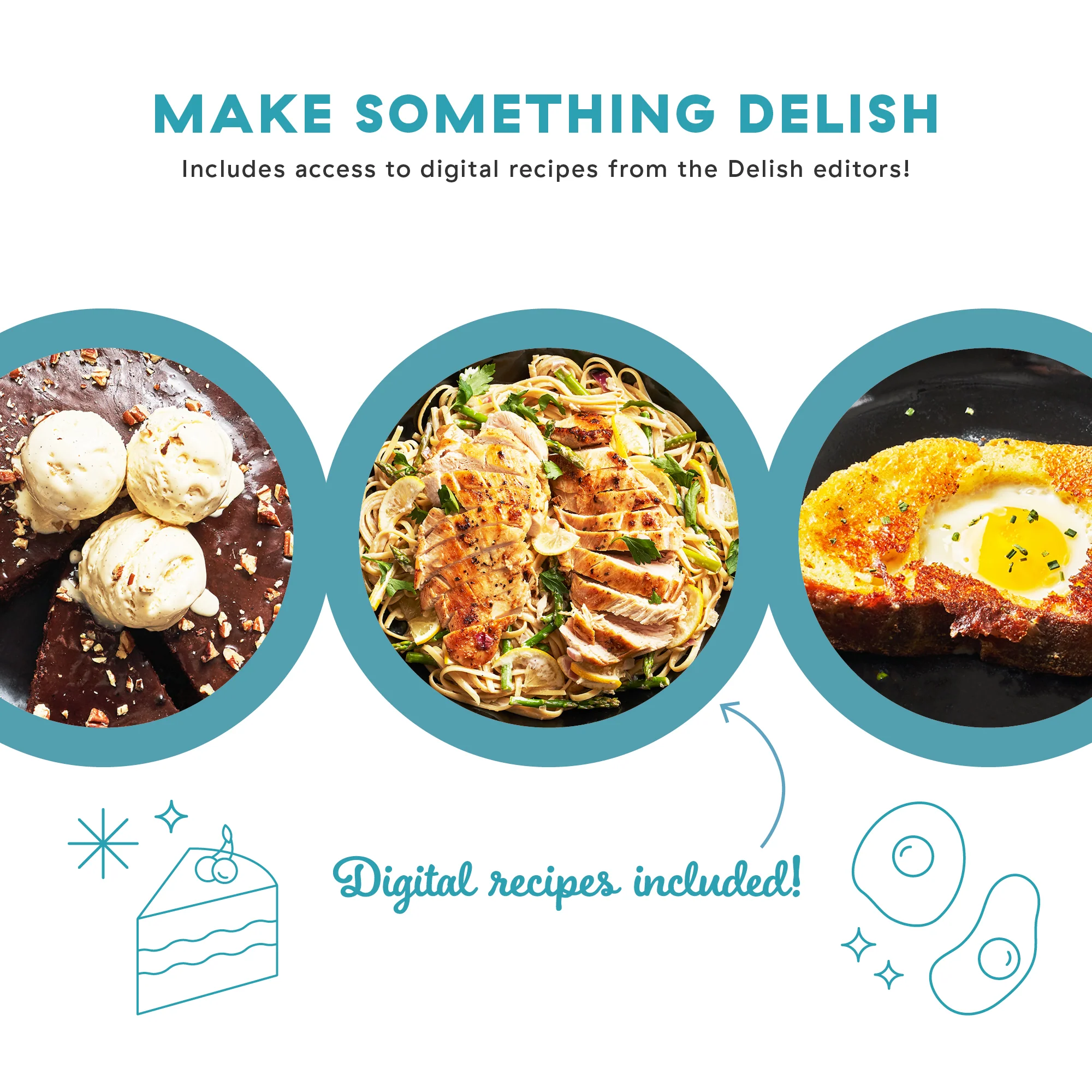 Delish by Dash 8" Lightweight Cast Iron Skillet - Image 6