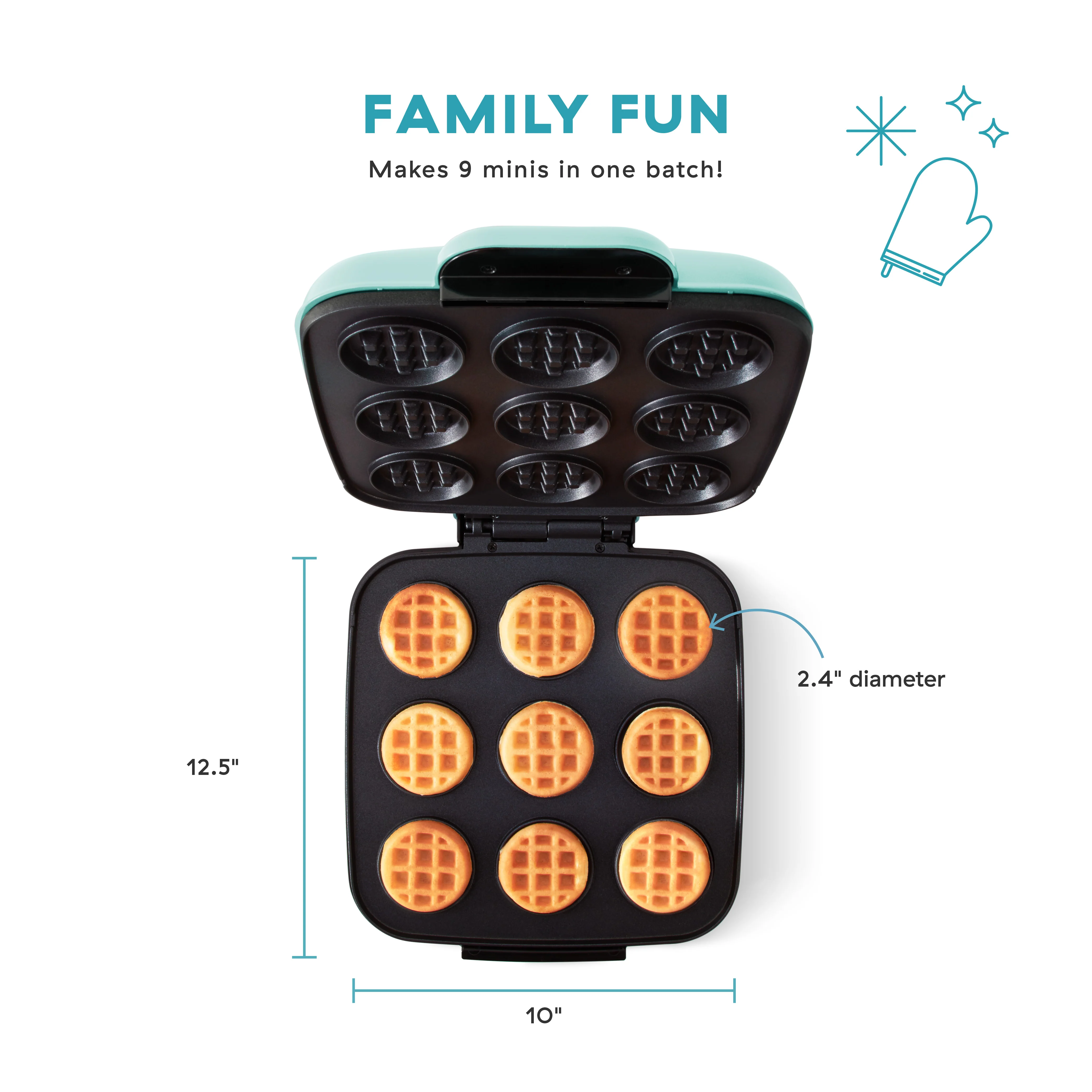 Delish by Dash Waffle Bite Maker - Image 4