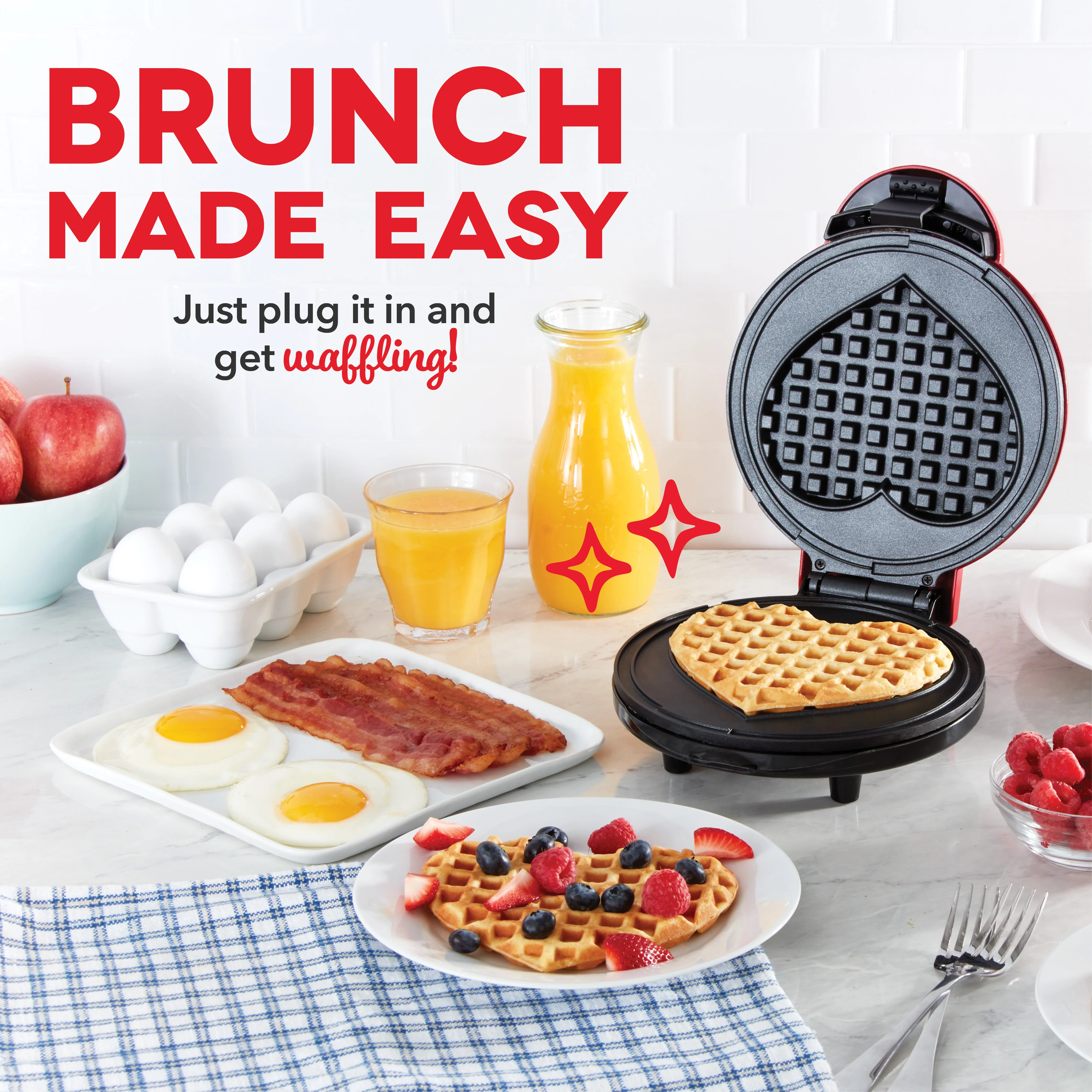 Express Heart Waffle Maker - Image 5