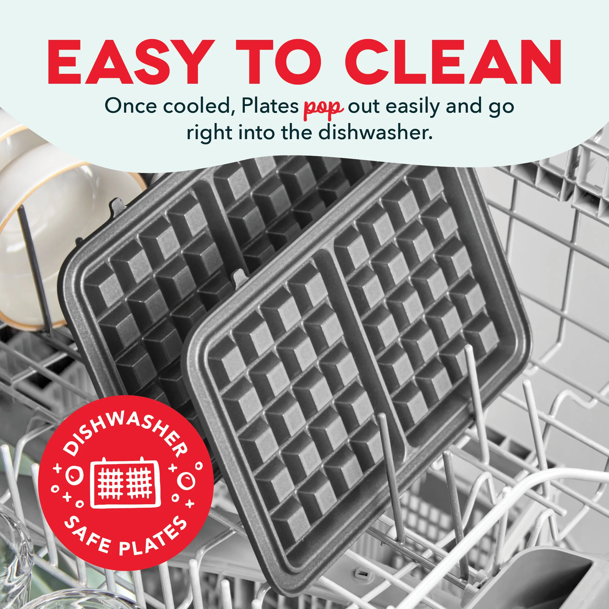 Flex Press Grill System 2pc Plate Pack Waffle - Image 6