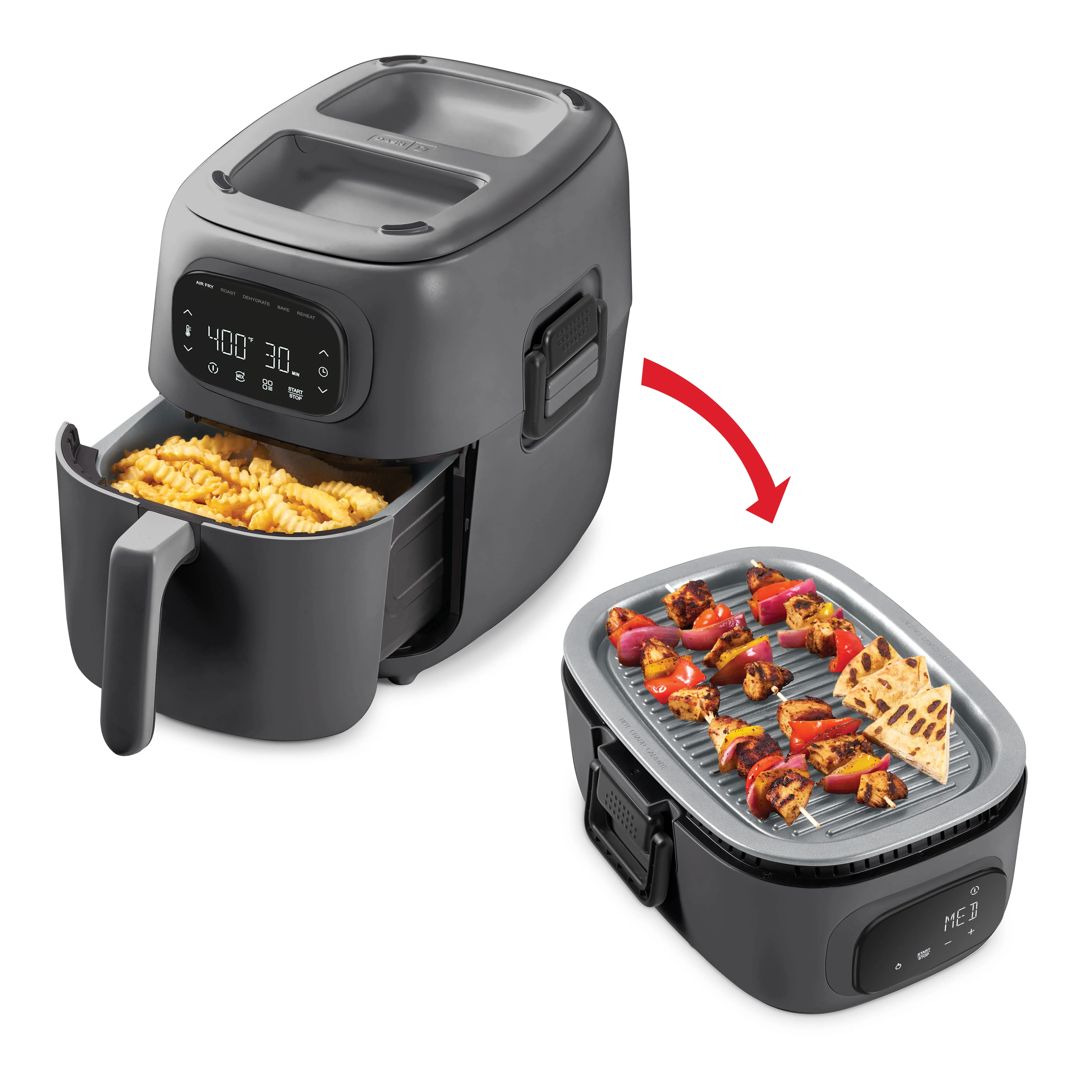 Flip & Fry™ Digital 2-in-1 Grill + Air Fryer - Image 8