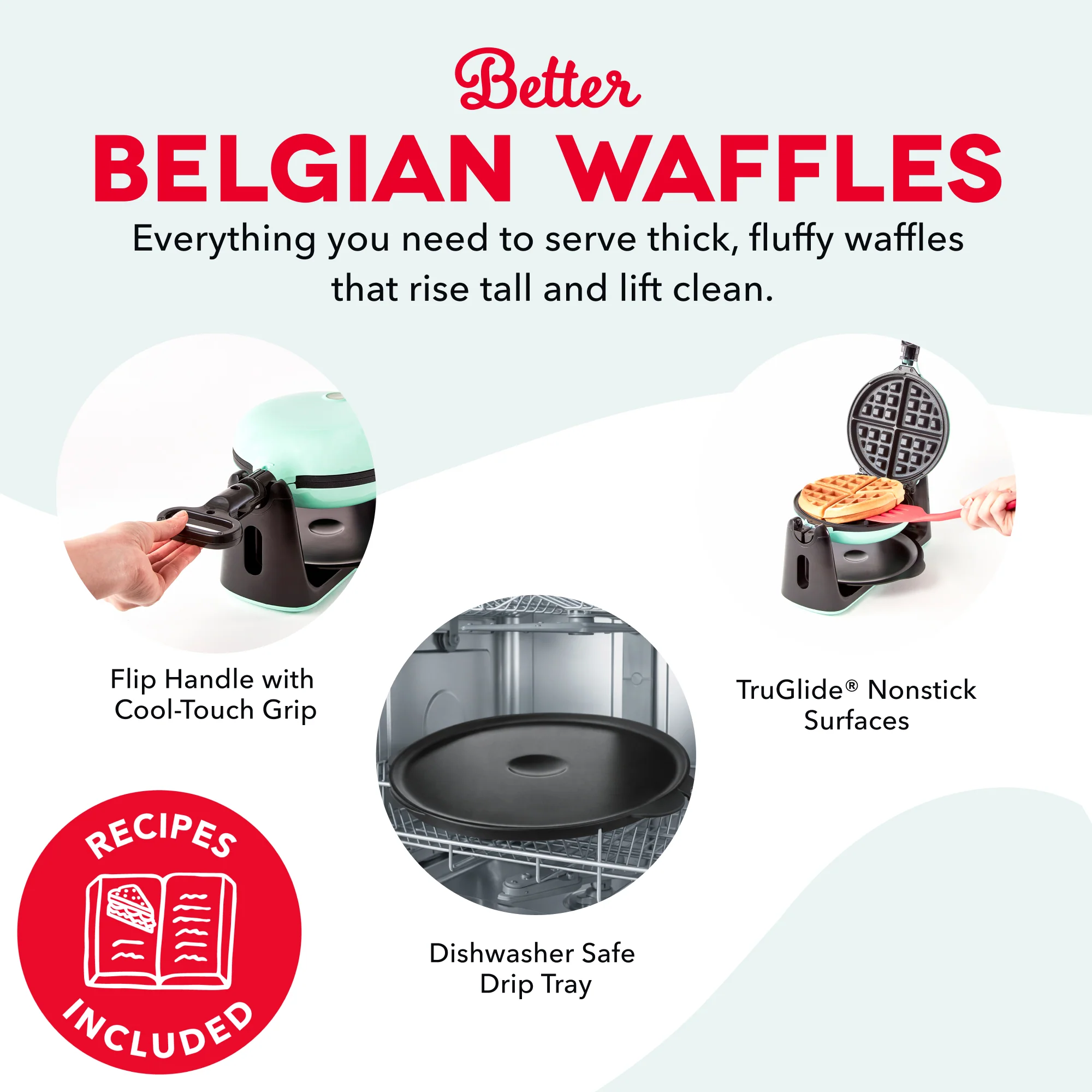Flip Belgian Waffle Maker - Image 19