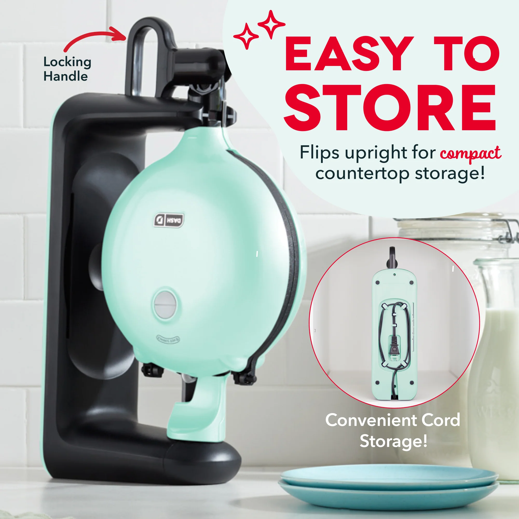 Flip Belgian Waffle Maker - Image 4