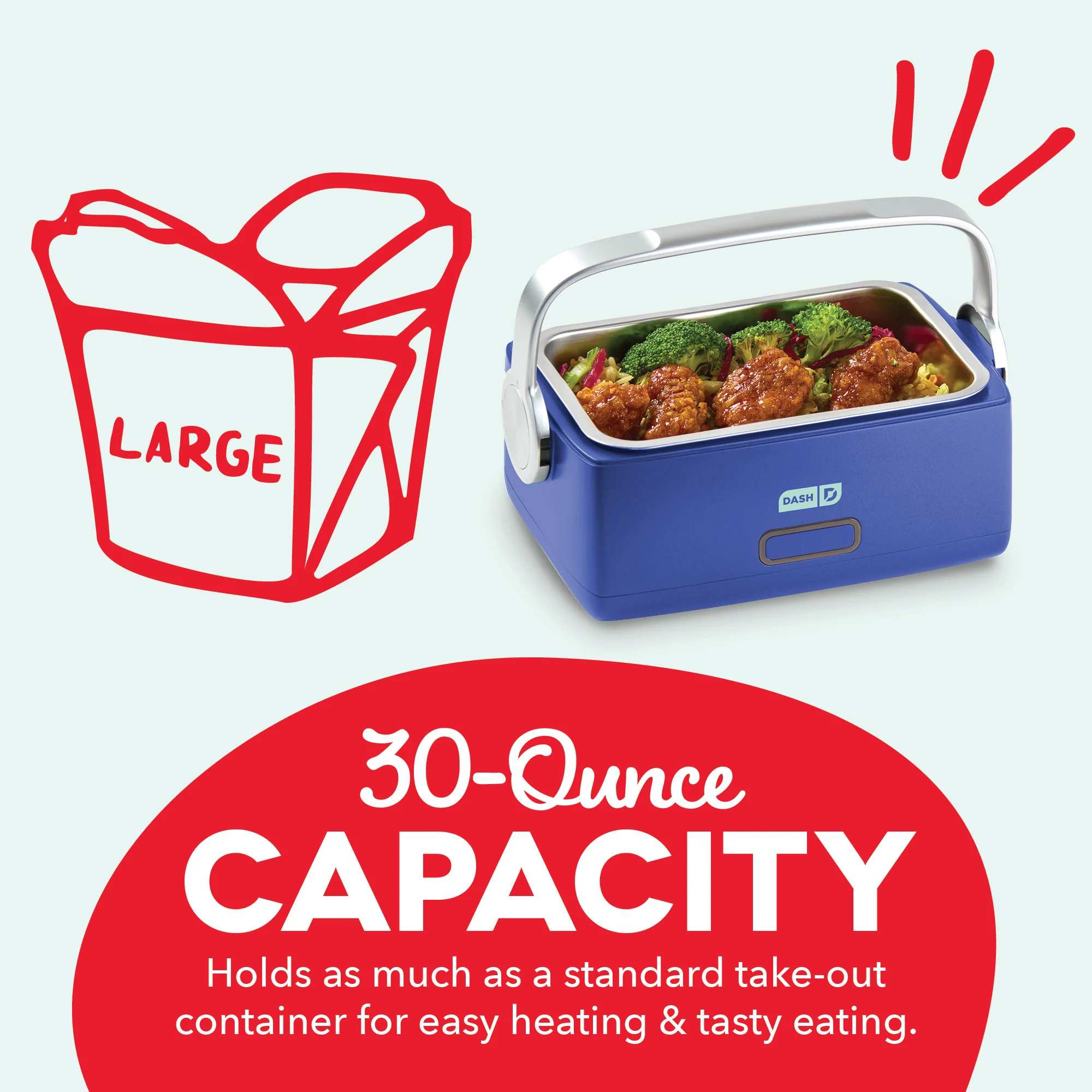 Hot2Go™ Electric Lunchbox (30 Ounce + Utensils) - Image 10