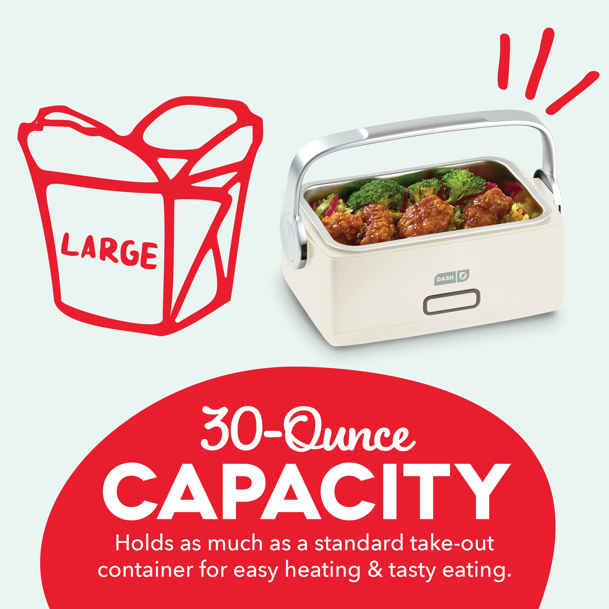 Hot2Go™ Electric Lunchbox (30 Ounce + Utensils) - Image 16