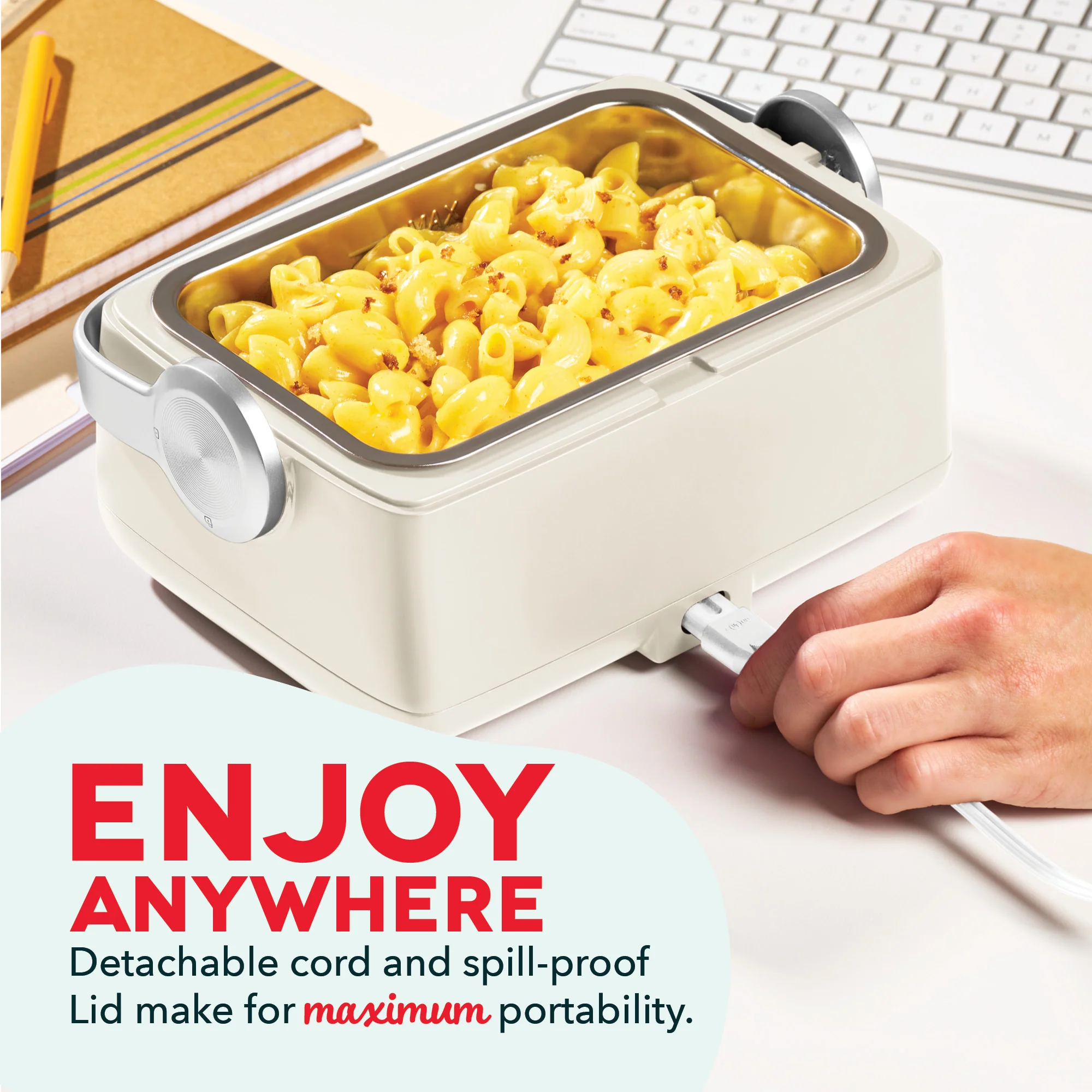 Hot2Go™ Electric Lunchbox (30 Ounce + Utensils) - Image 17