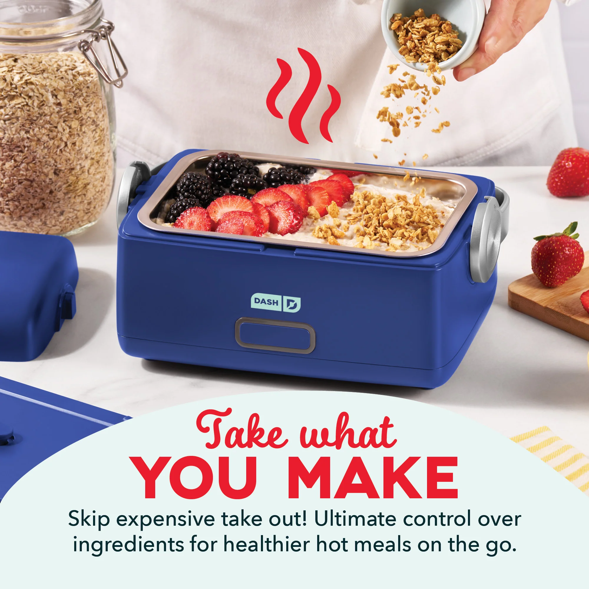 Hot2Go™ Electric Lunchbox (30 Ounce + Utensils) - Image 9