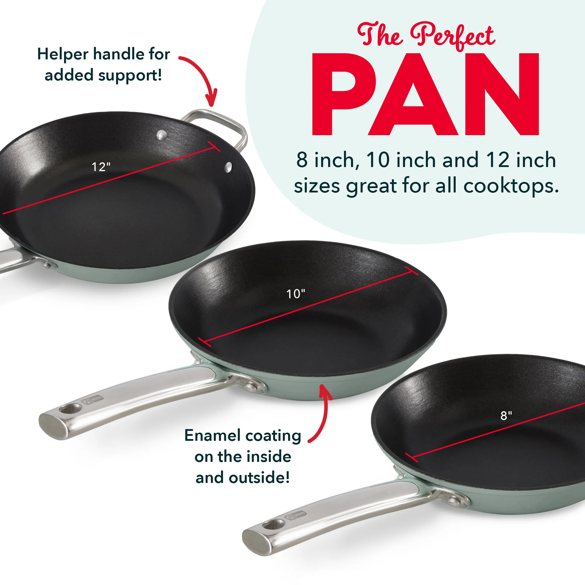 Lightweight Cast Iron Nonstick Pans - Image 15
