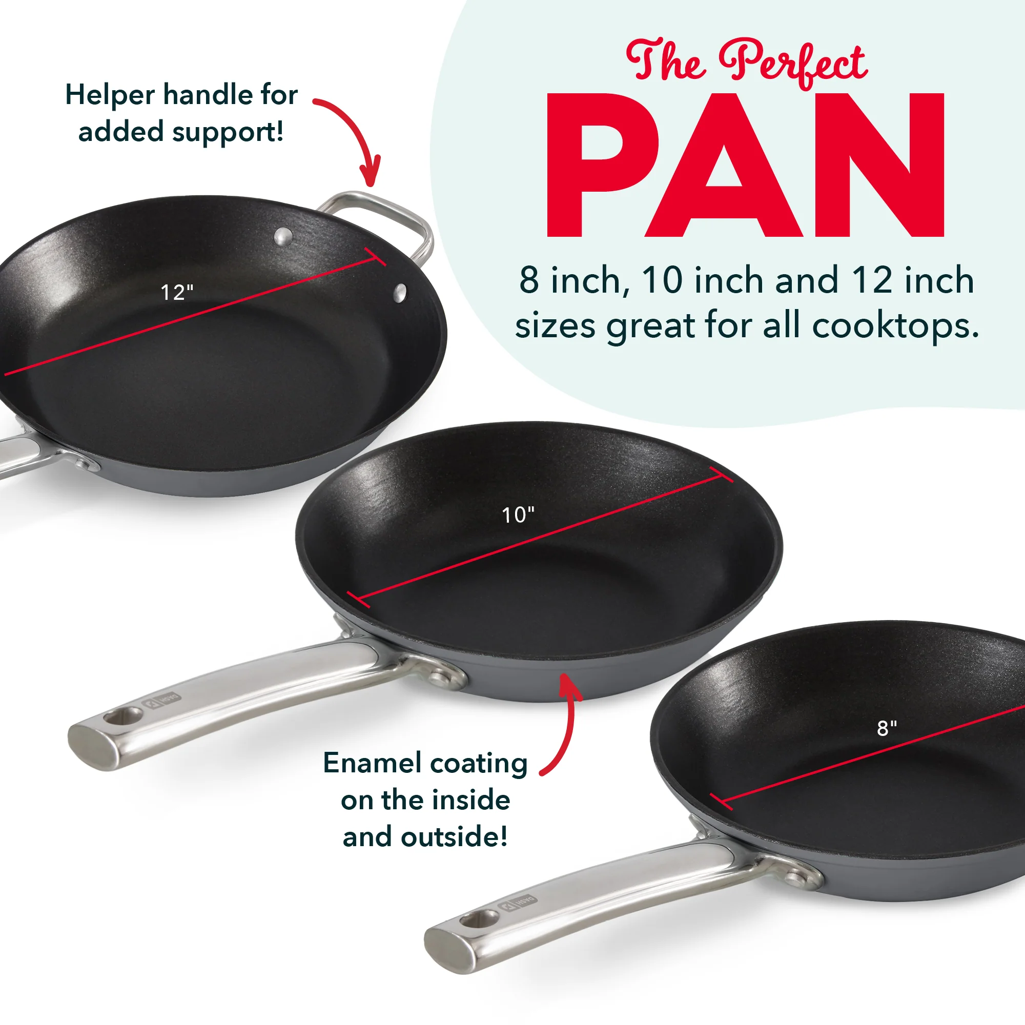 Lightweight Cast Iron Nonstick Pans - Image 25