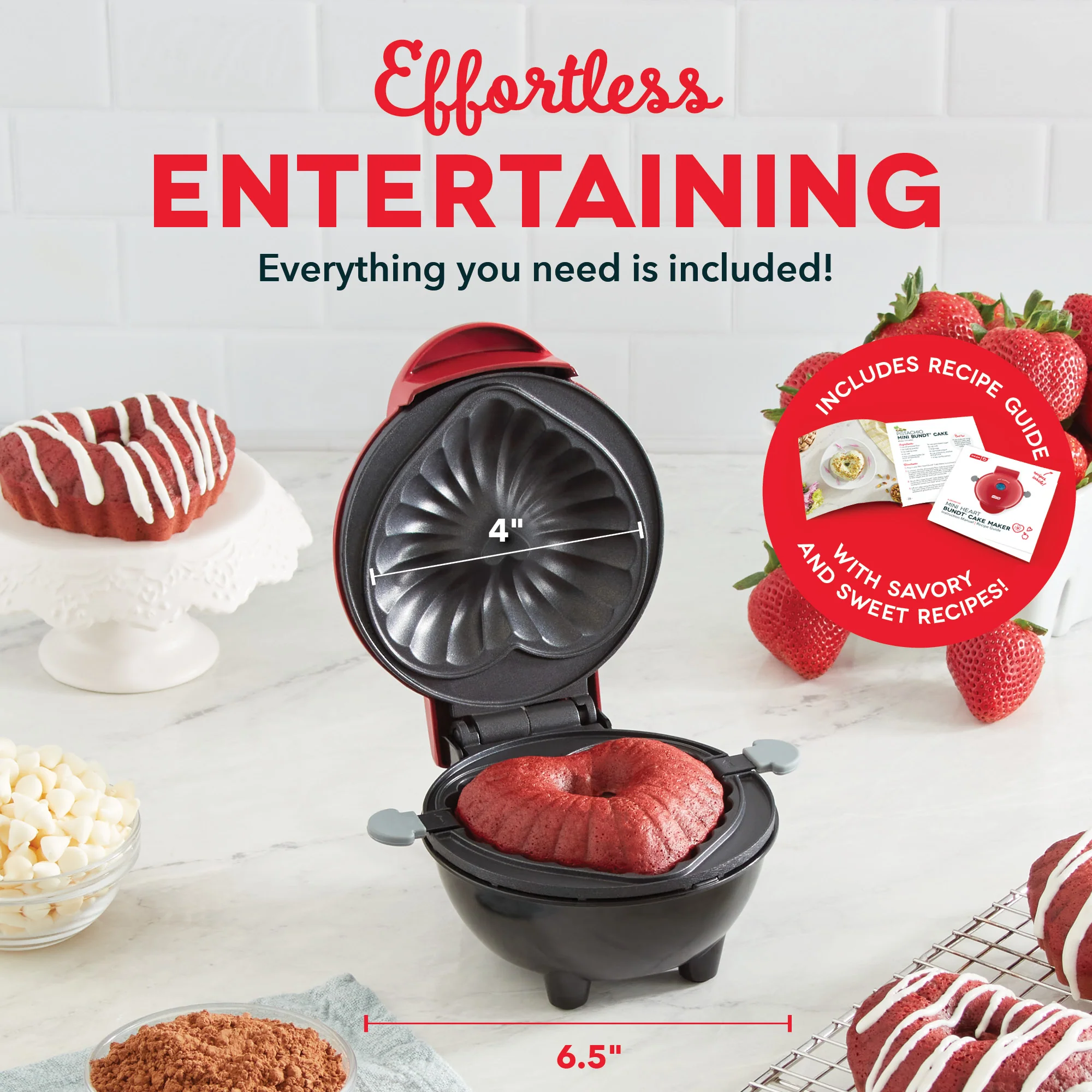 Mini Heart Bundt® Cake Maker - Image 6