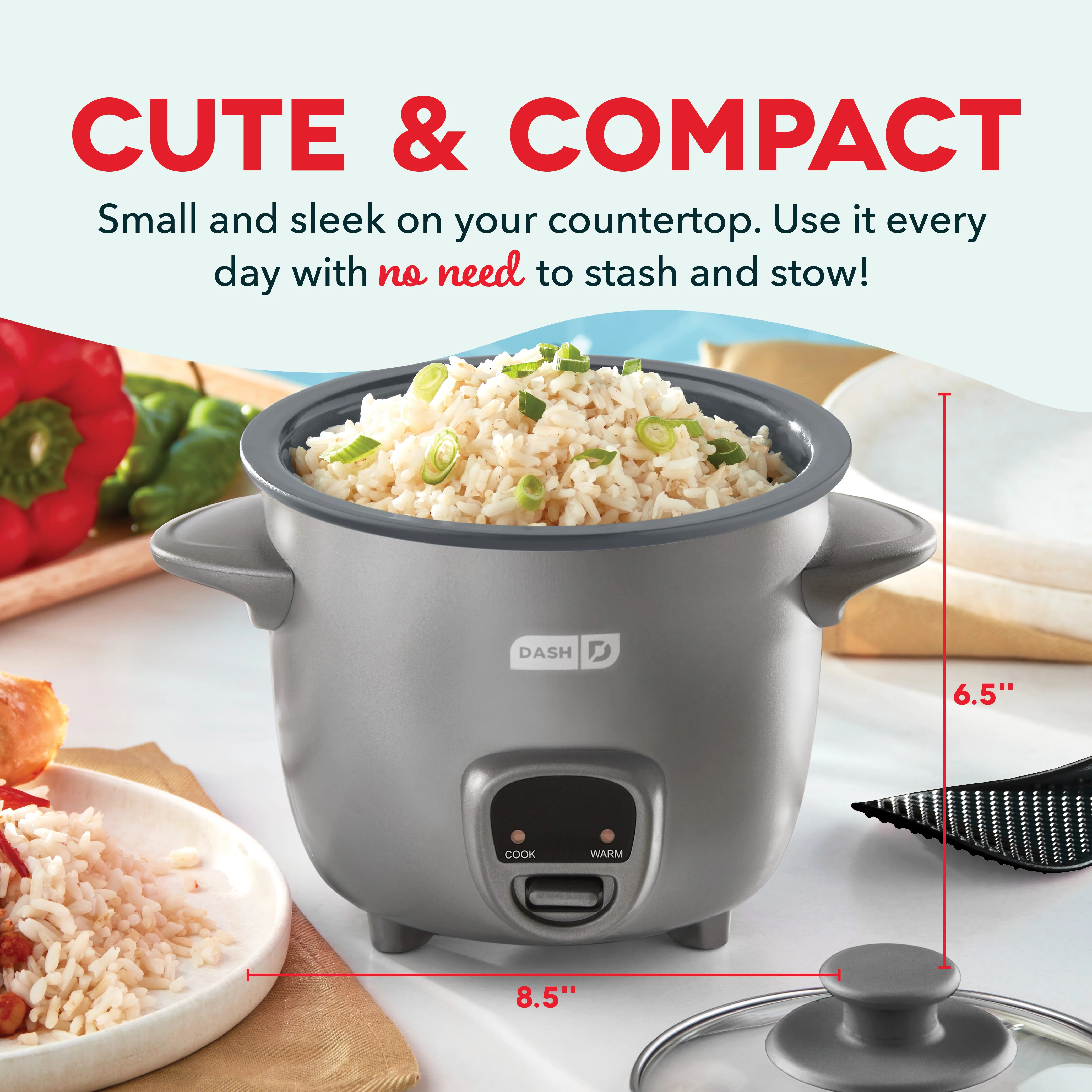 Mini Rice Cooker with Keep Warm - Image 3