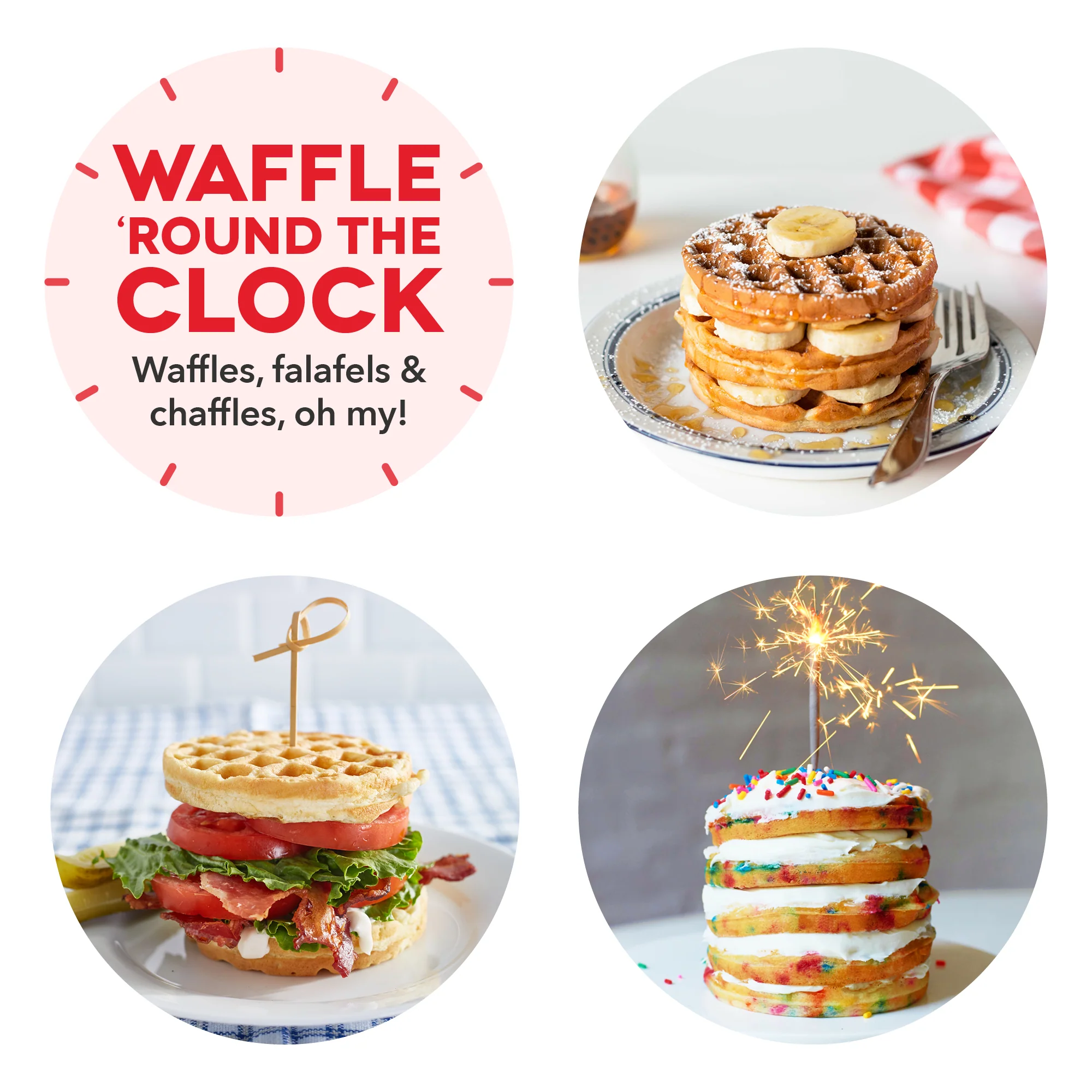 Mini Waffle Maker 2-Packs - Image 17