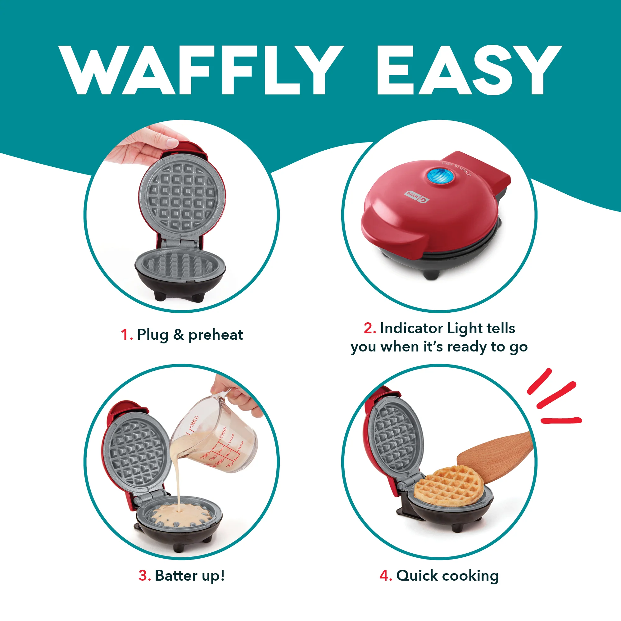 Moana Mini Waffle Maker - Image 4