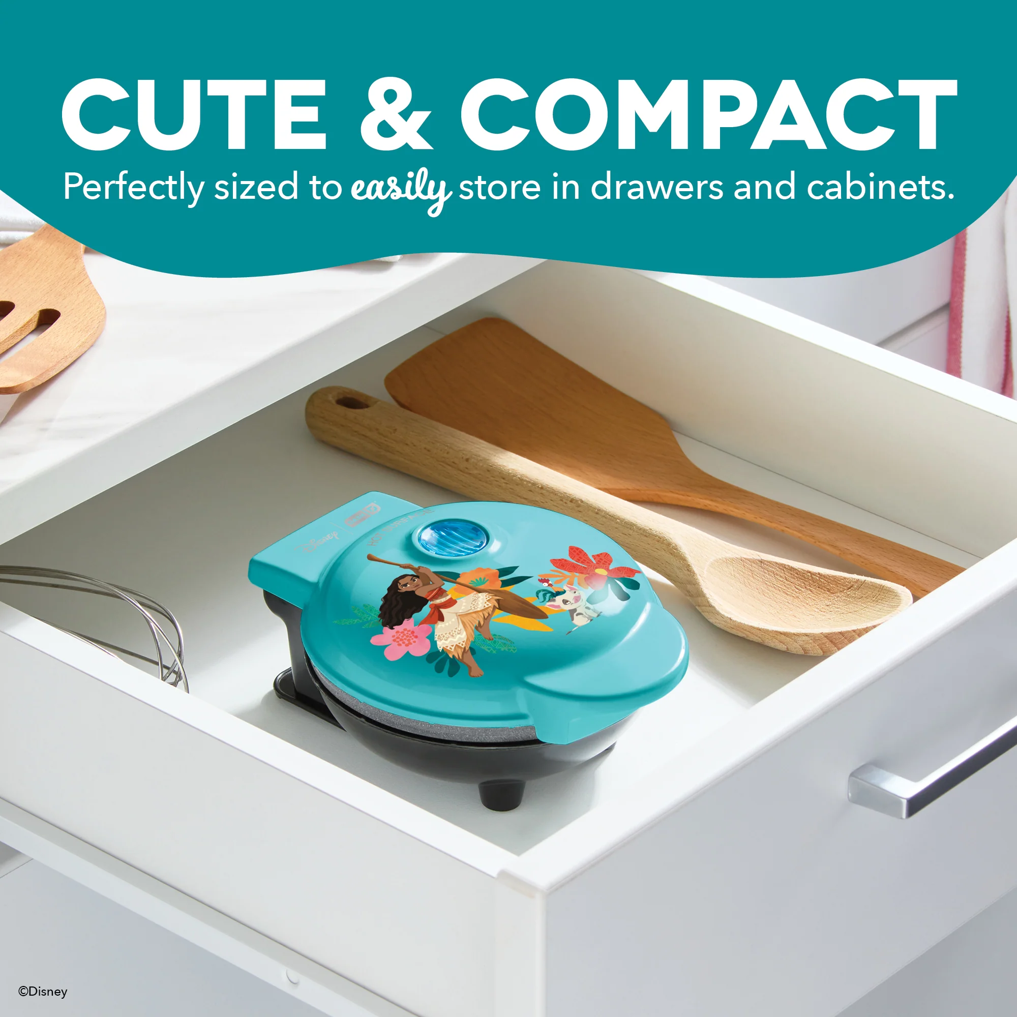 Moana Mini Waffle Maker - Image 6