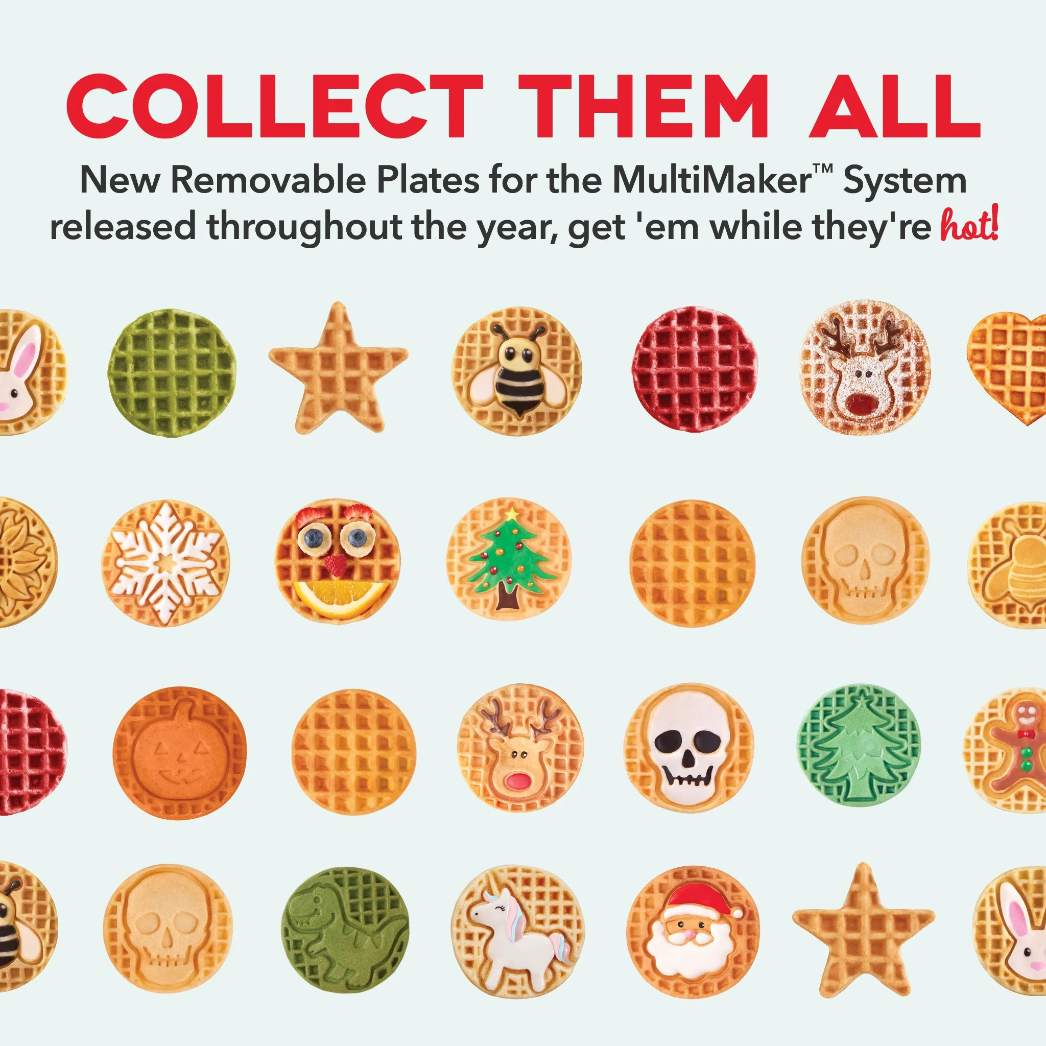 MultiMaker® Mini System with Removable Plates: Waffle & Griddle - Image 13