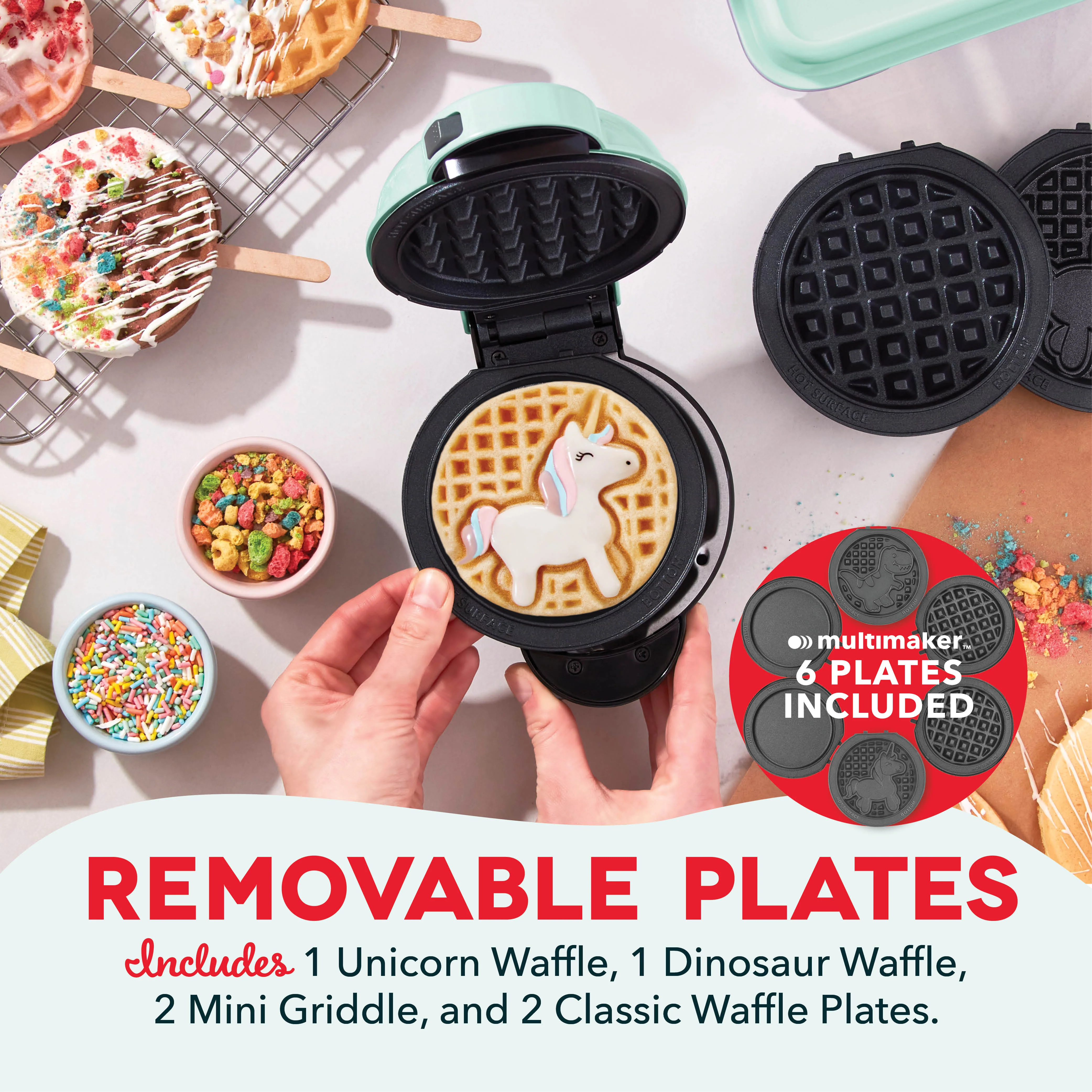 MultiMaker® Mini System with Removable Plates: Waffle & Griddle - Image 21