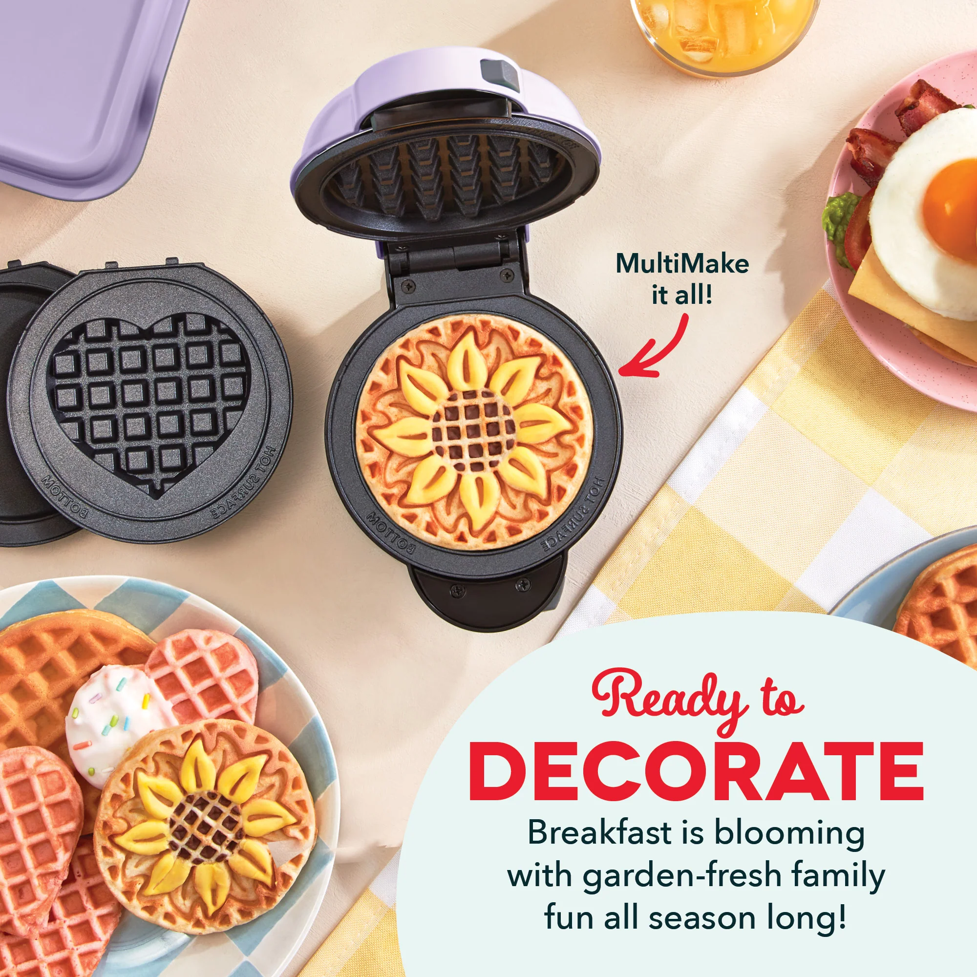 MultiMaker® Mini System with Removable Plates: Waffle & Griddle - Image 4
