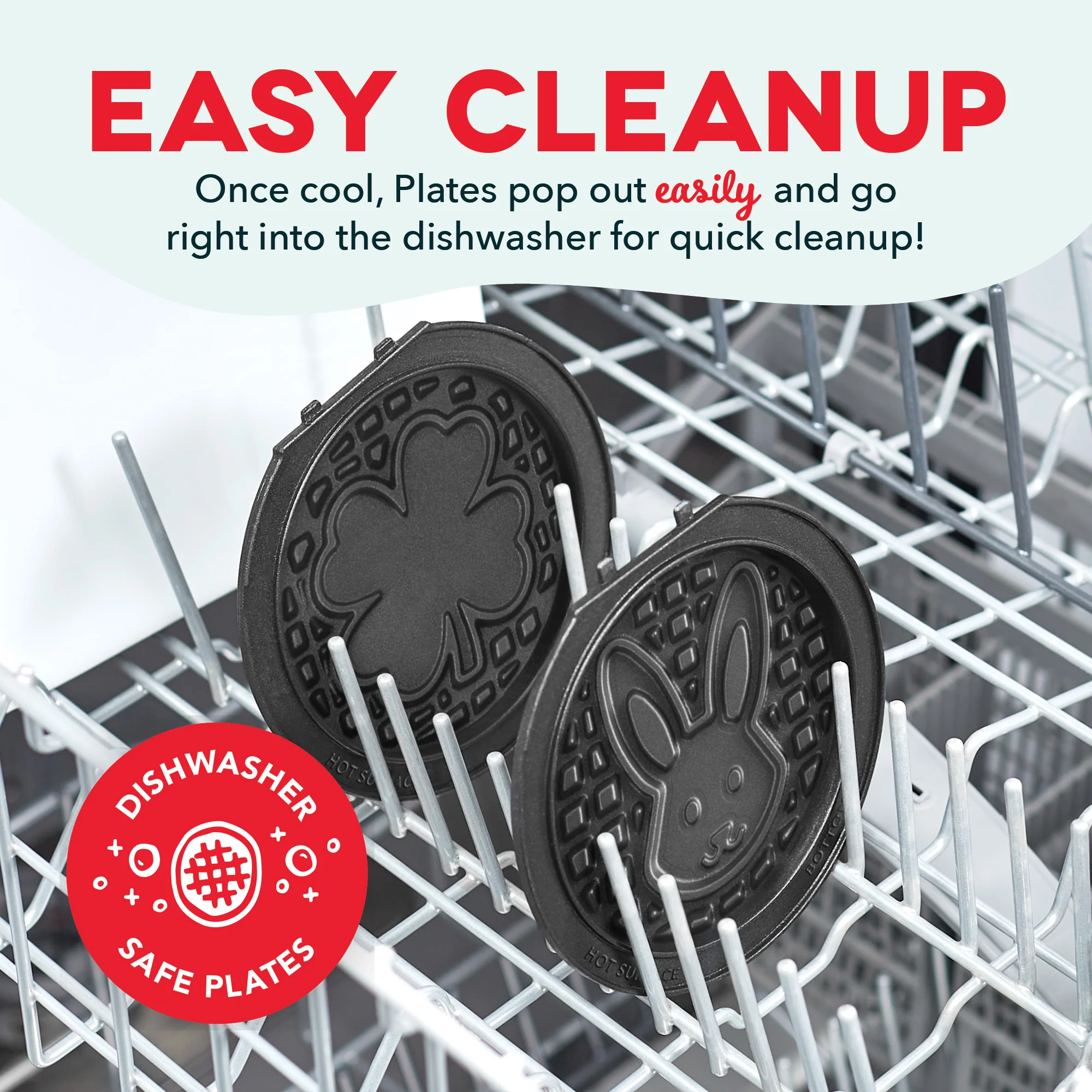 MultiMaker® Mini System with Removable Plates: Waffle & Griddle - Image 5