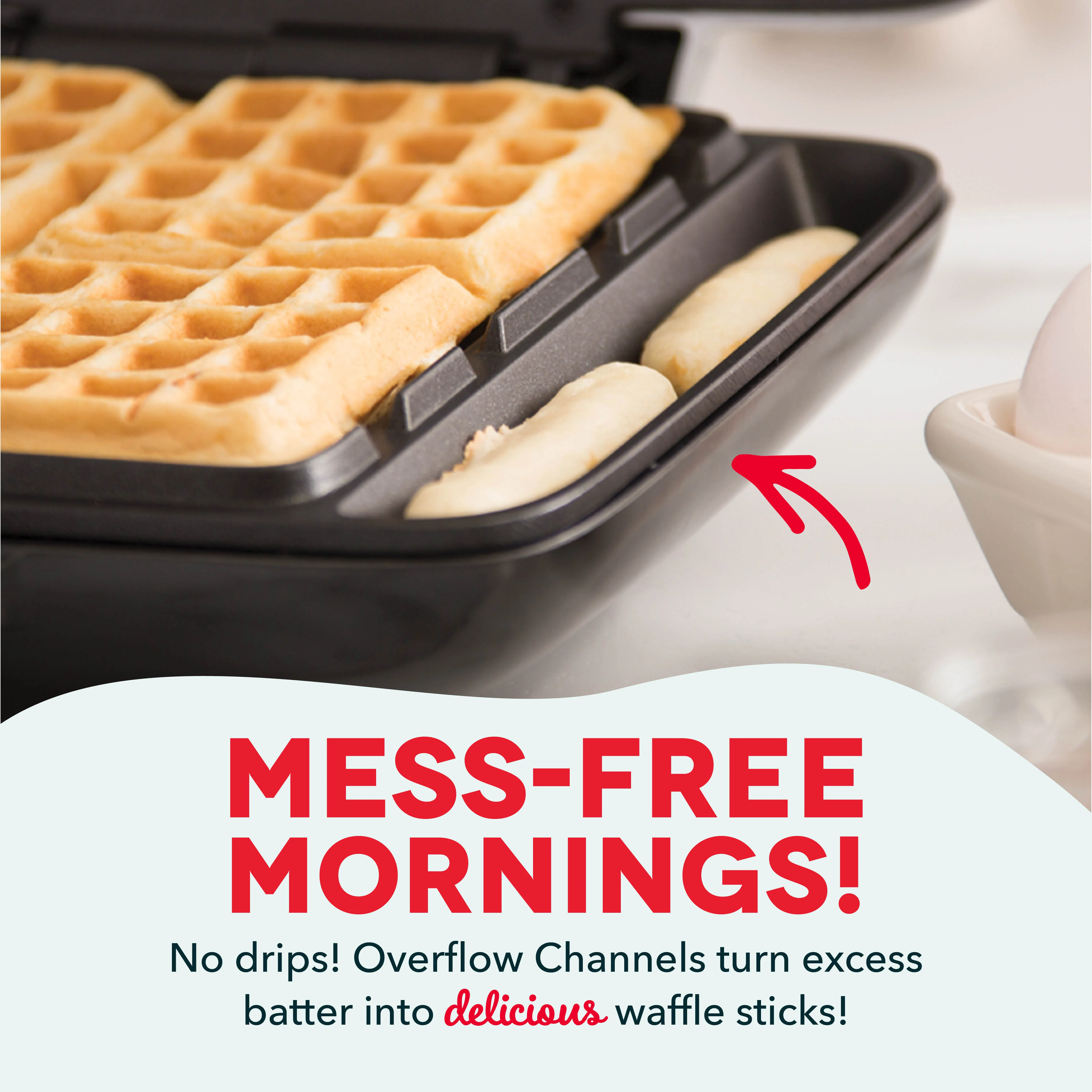 No-Drip Waffle Maker - Image 4