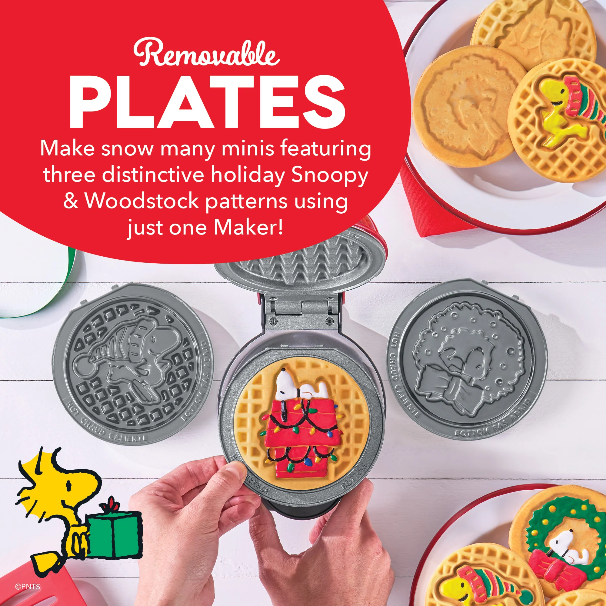 Peanuts® MultiMaker® Mini System with Removable Plates - Image 9