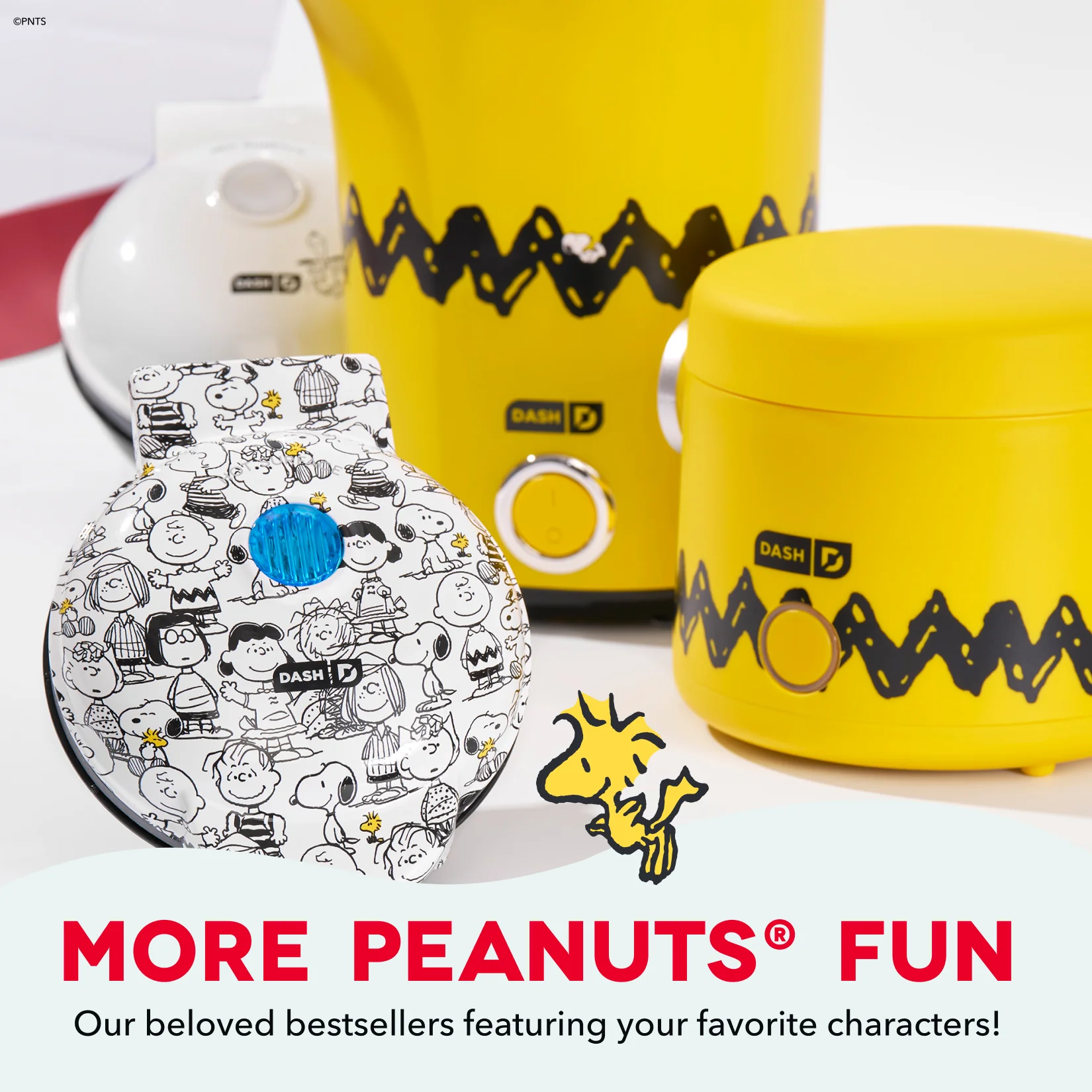 Peanuts® x Dash 75th Anniversary Mini Waffle Maker - Image 7