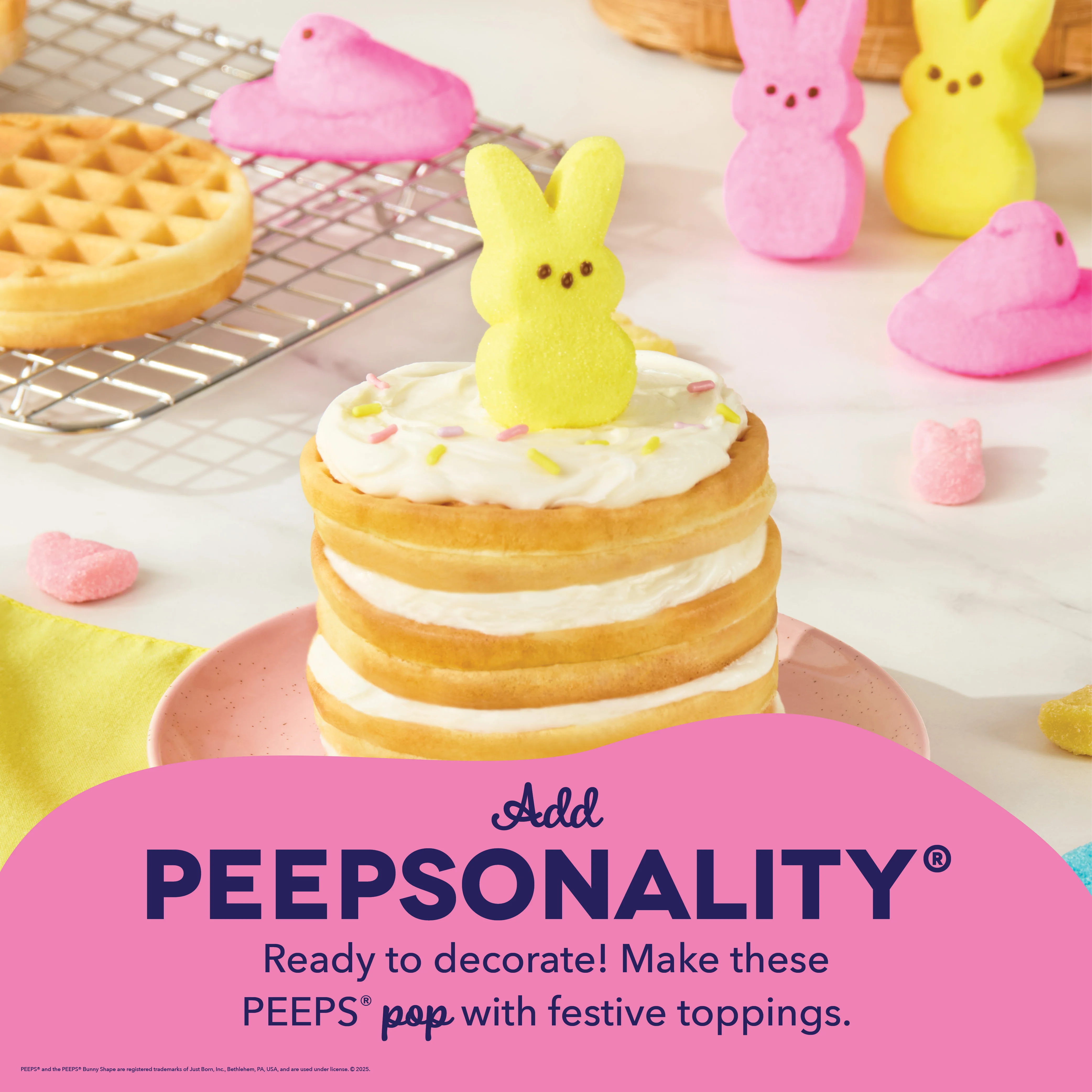 PEEPS® x Dash Bunny Mini Waffle Maker - Image 3