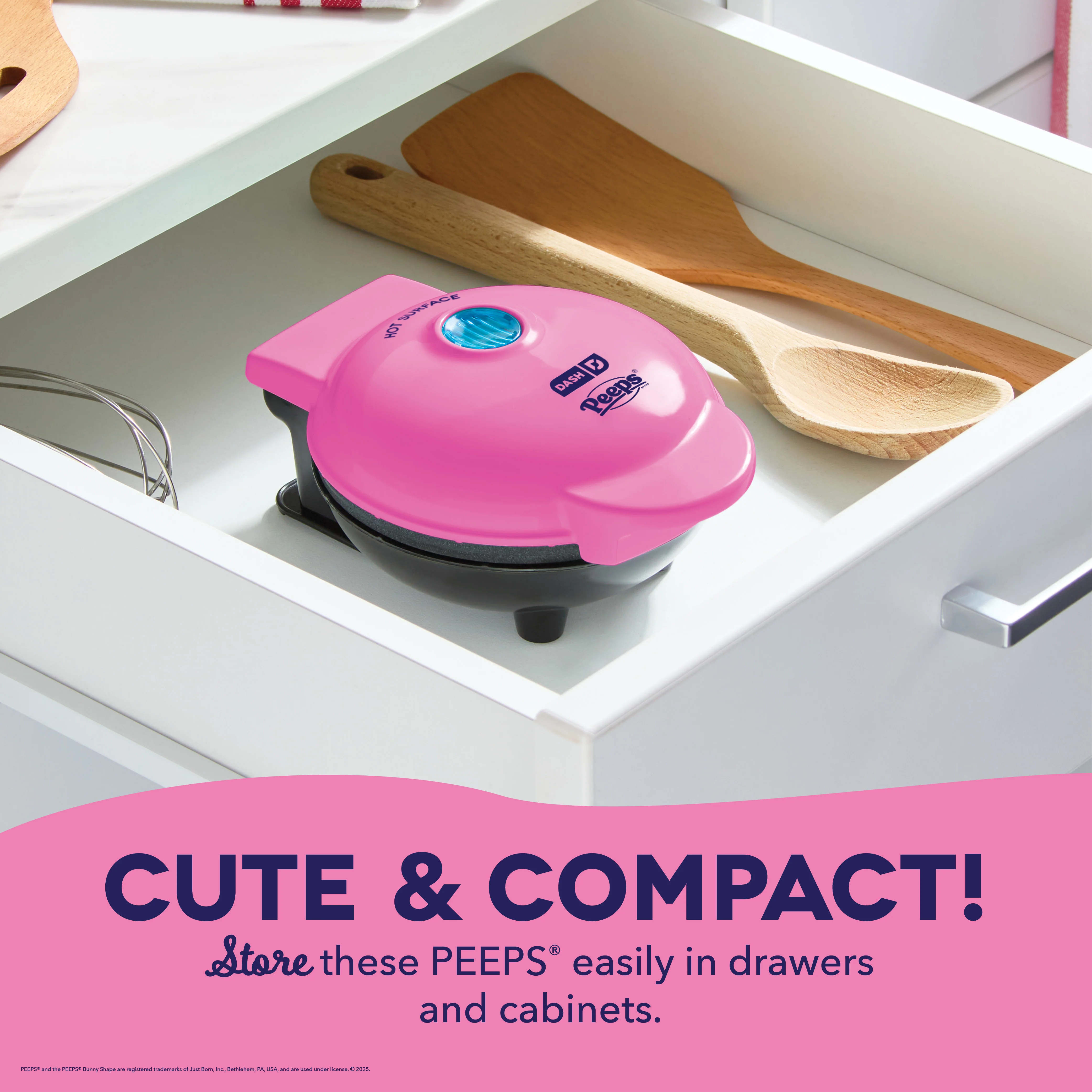 PEEPS® x Dash Bunny Mini Waffle Maker - Image 5