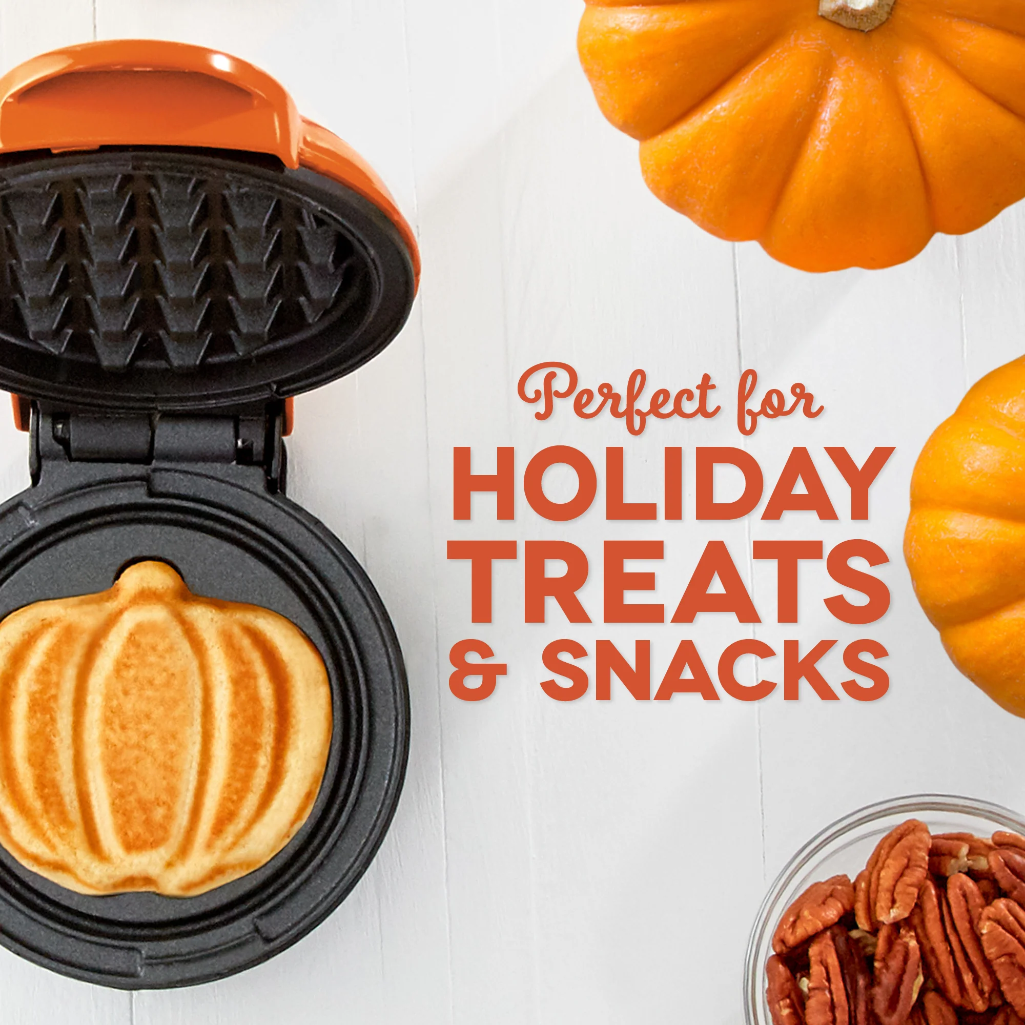 Pumpkin Mini Waffle Maker - Image 3