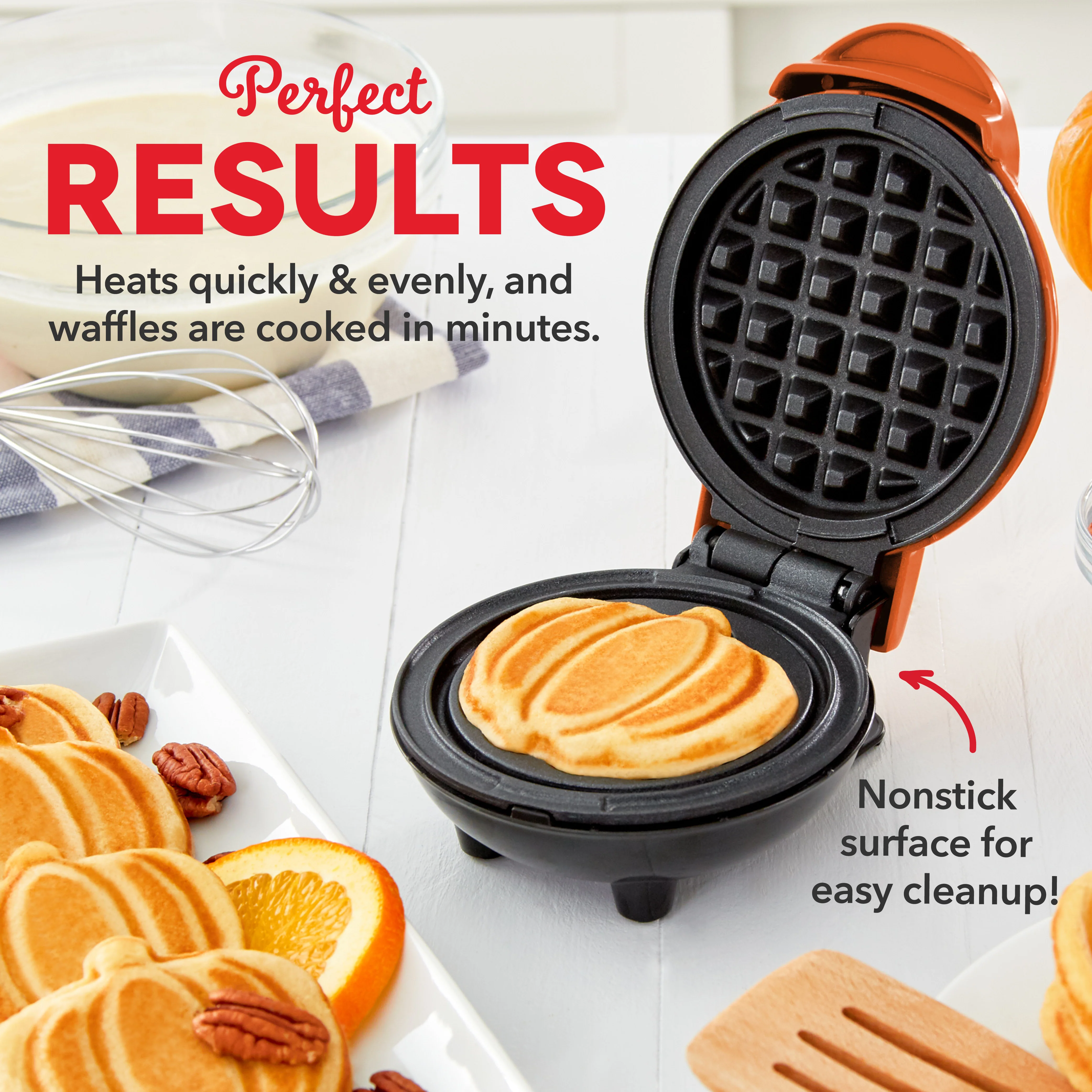 Pumpkin Mini Waffle Maker - Image 7