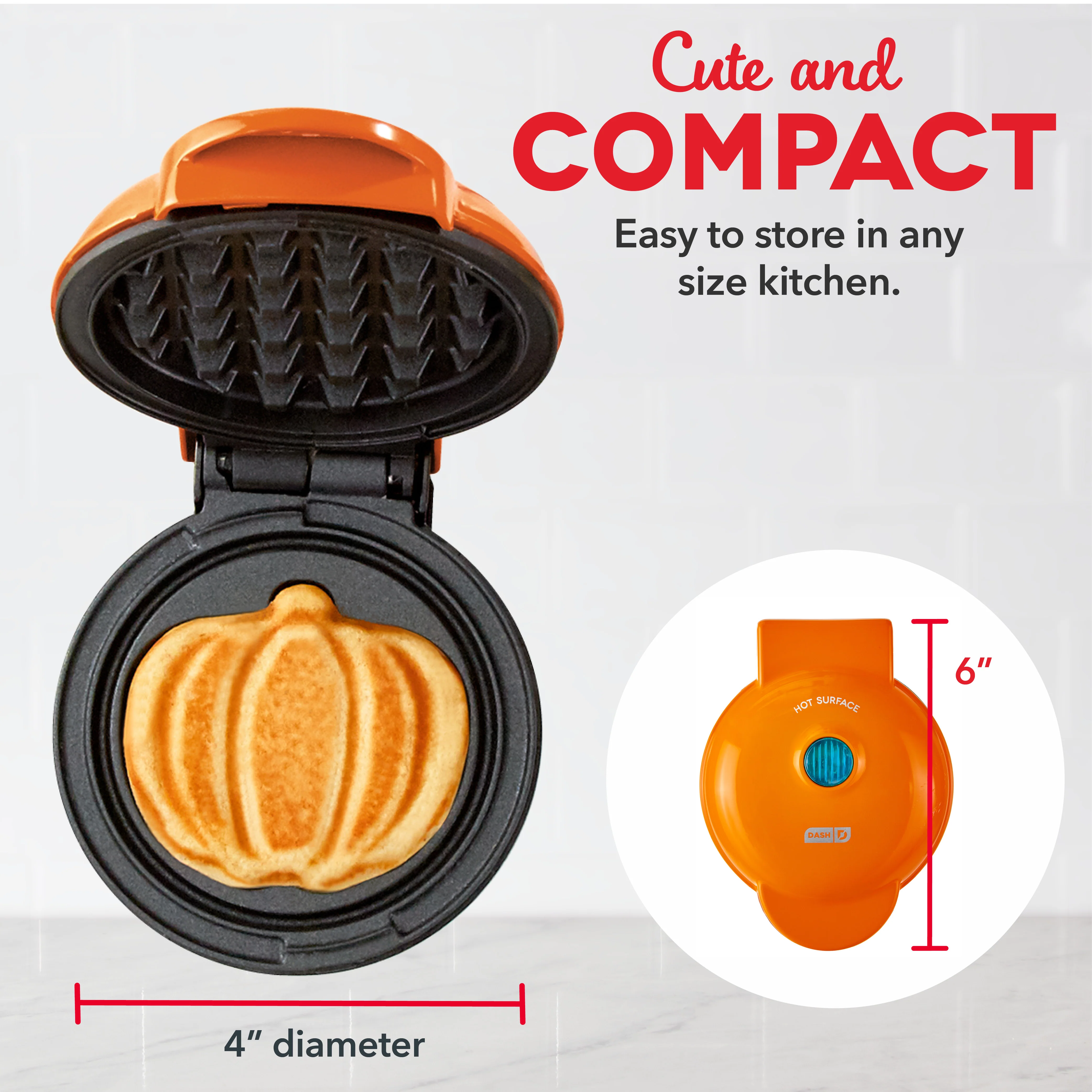 Pumpkin Mini Waffle Maker - Image 9