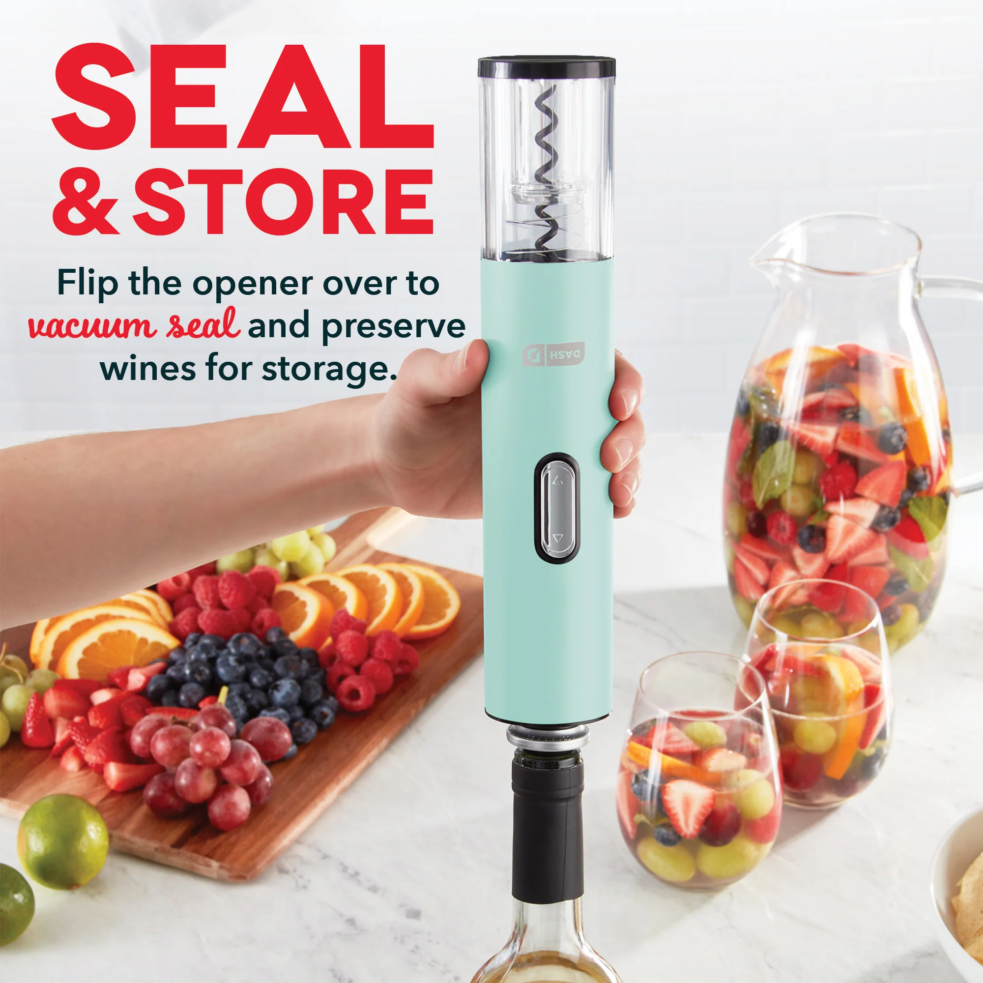 Serve & Preserve Electric Wine Set - Image 3