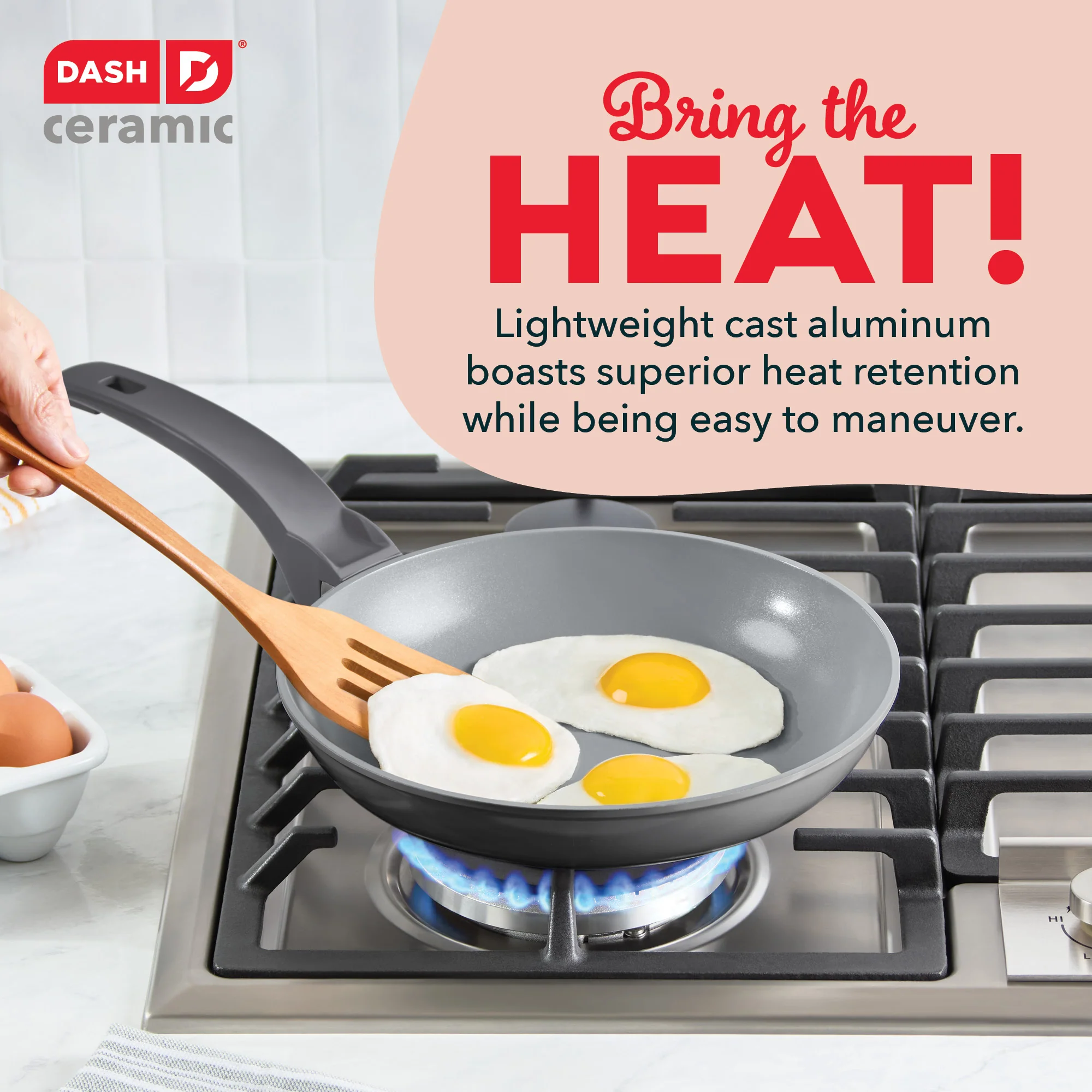 SmartStore™ 8" + 9.5" Nesting Fry Pan Set - Image 10