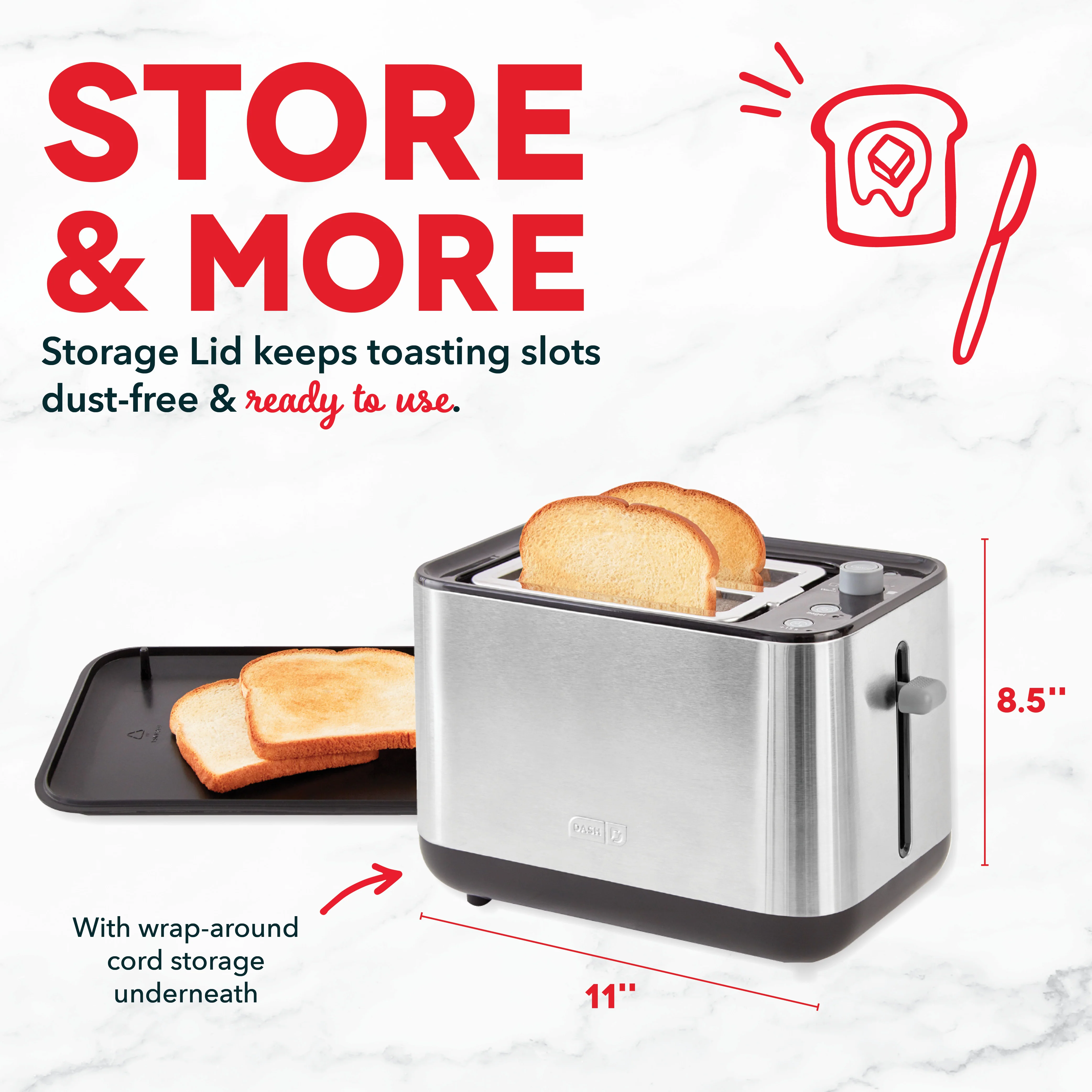 SmartStore® 2-Slice Toaster - Image 10