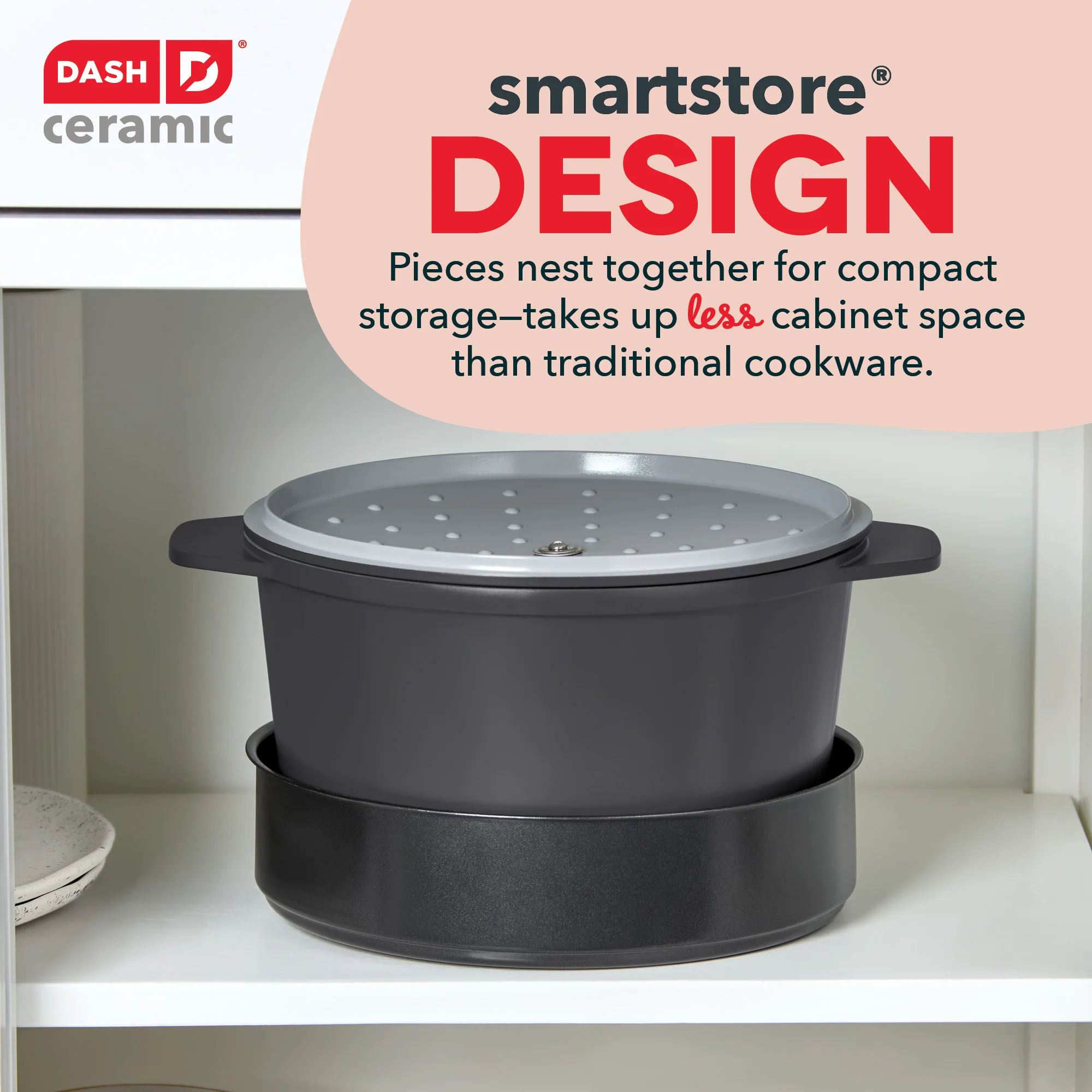 SmartStore™ 5.8qt MultiPot + Steamer Set - Image 3