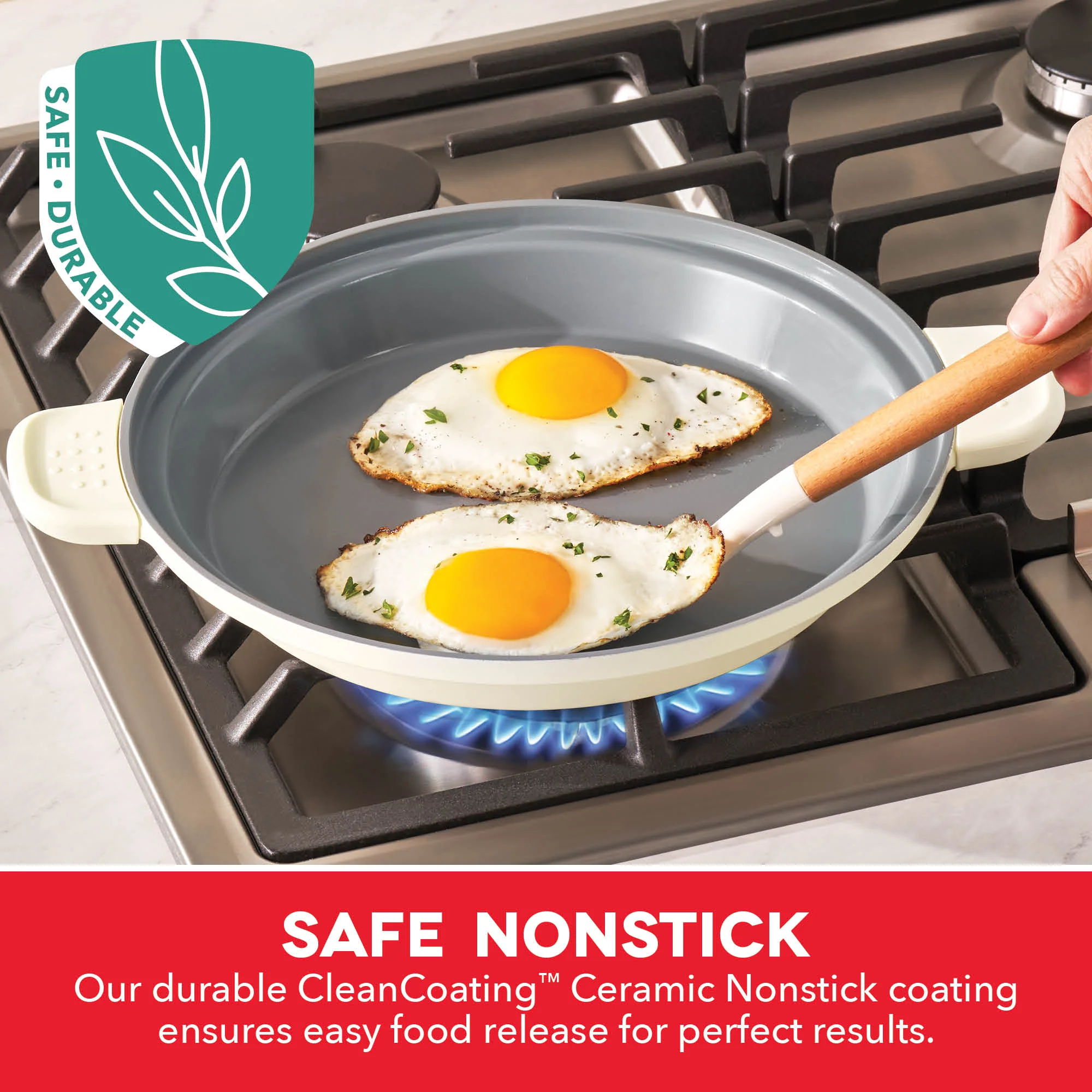 Stacks Ceramic Cookware Set with Electric Burner - Image 5