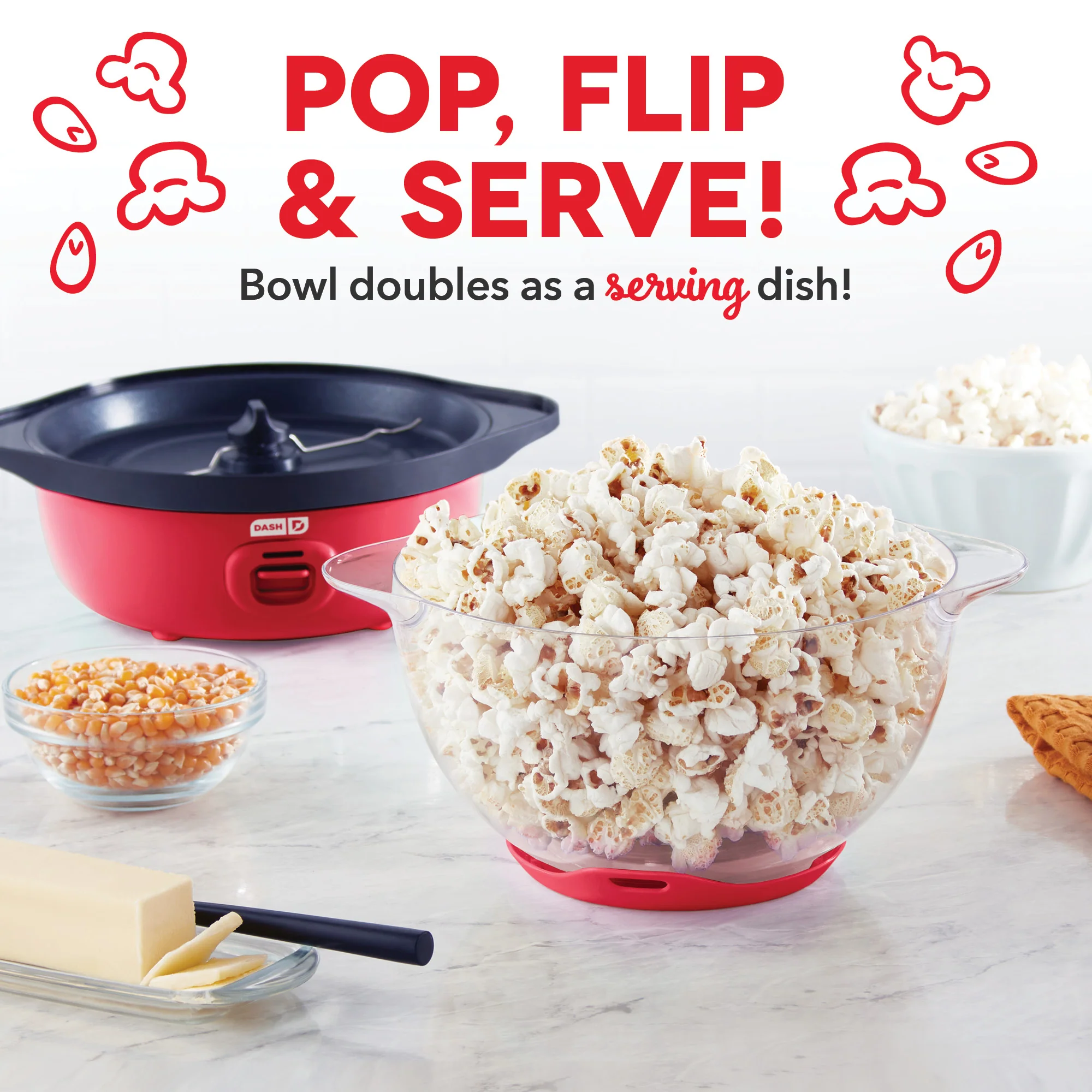 SmartStore® Stirring Popcorn Maker, 3Qt - Image 3