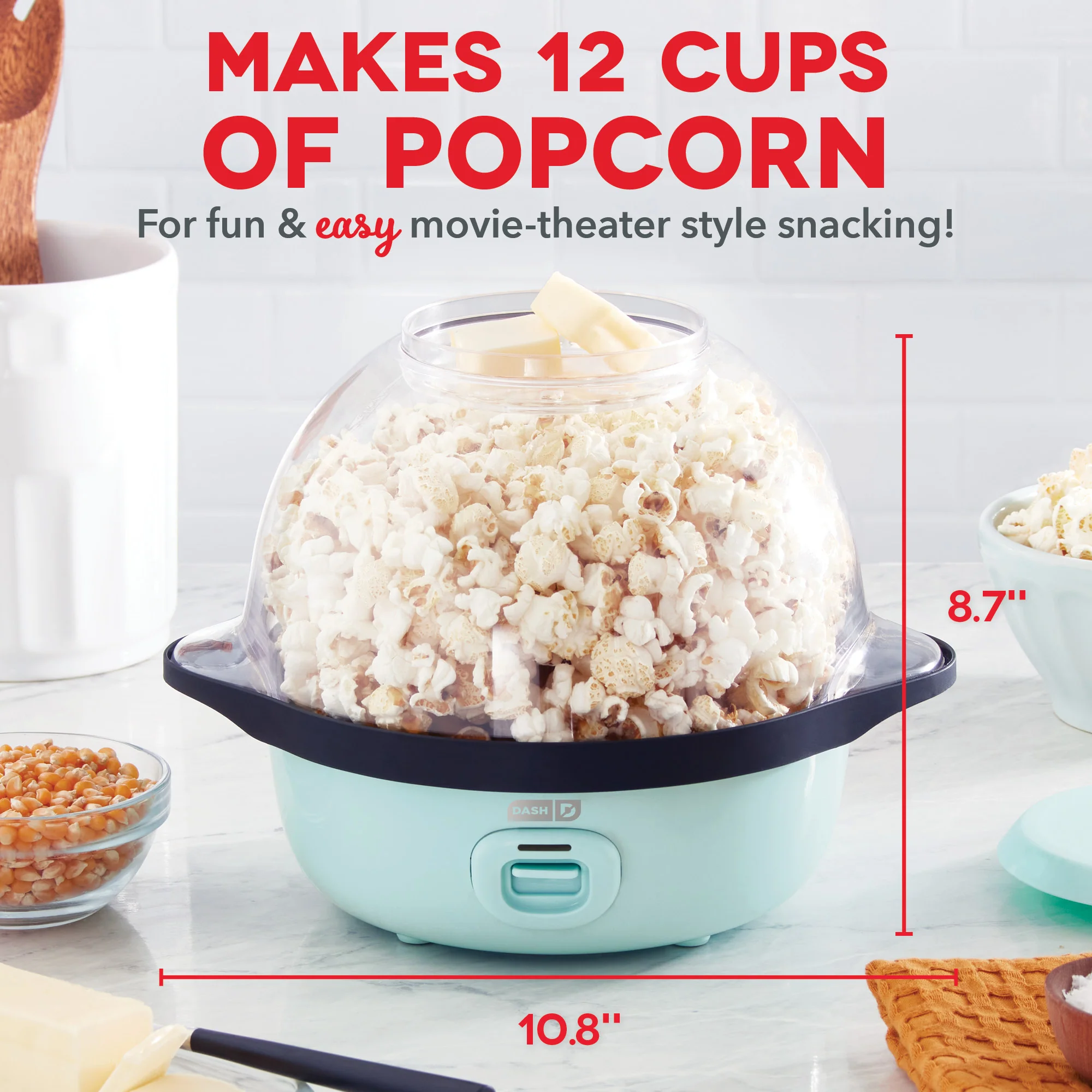 SmartStore® Stirring Popcorn Maker, 3Qt - Image 8